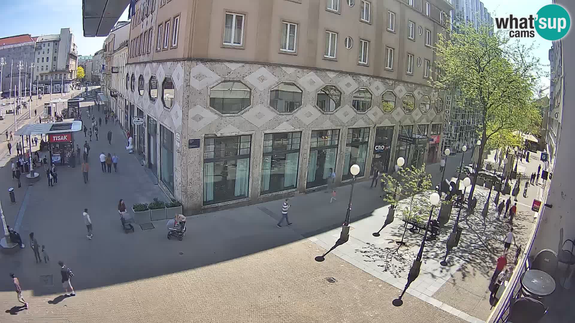 Spletna kamera Zagreb Ban Jelačić