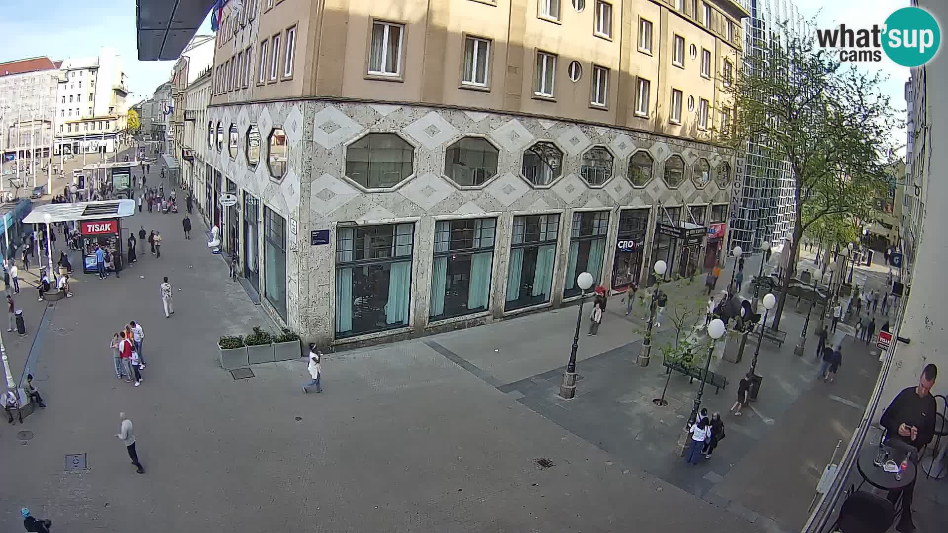 Spletna kamera Zagreb Ban Jelačić