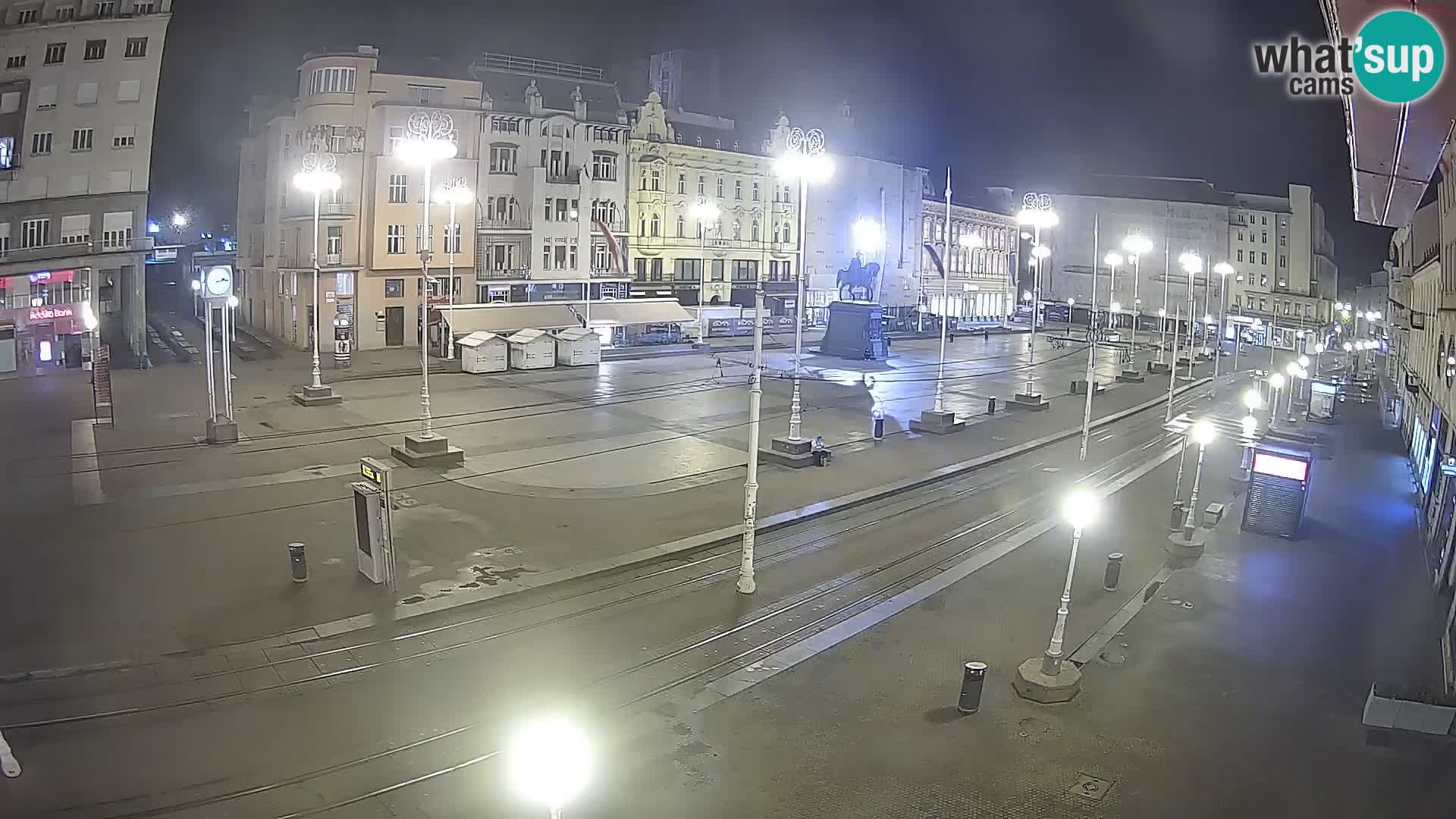 Webcam Zagreb Bana Jelačića square | Croatia