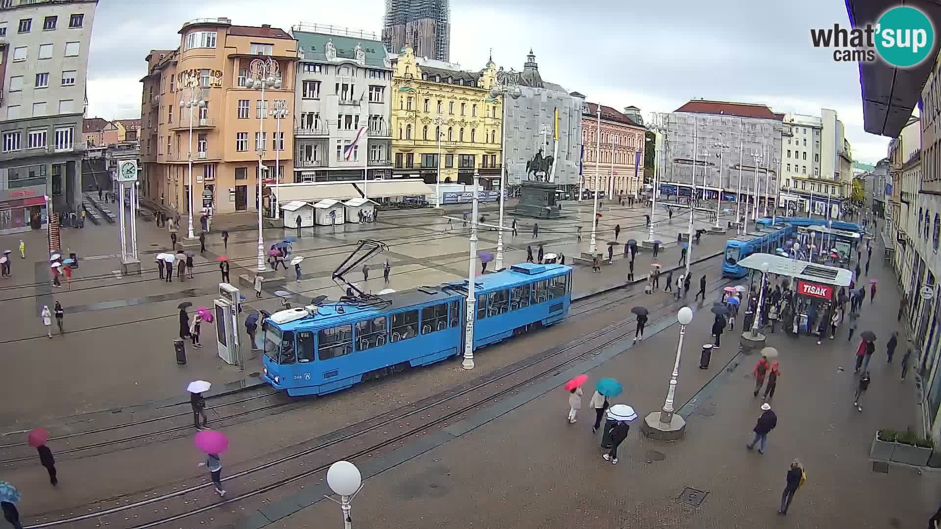 Spletna kamera Zagreb Ban Jelačić