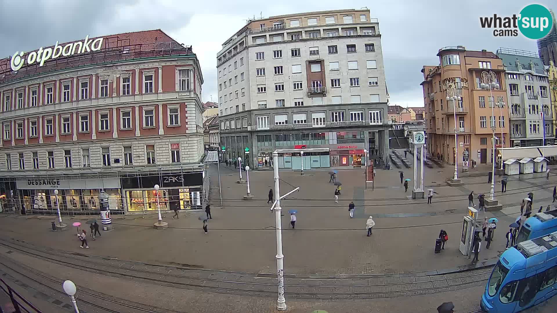 Spletna kamera Zagreb Ban Jelačić