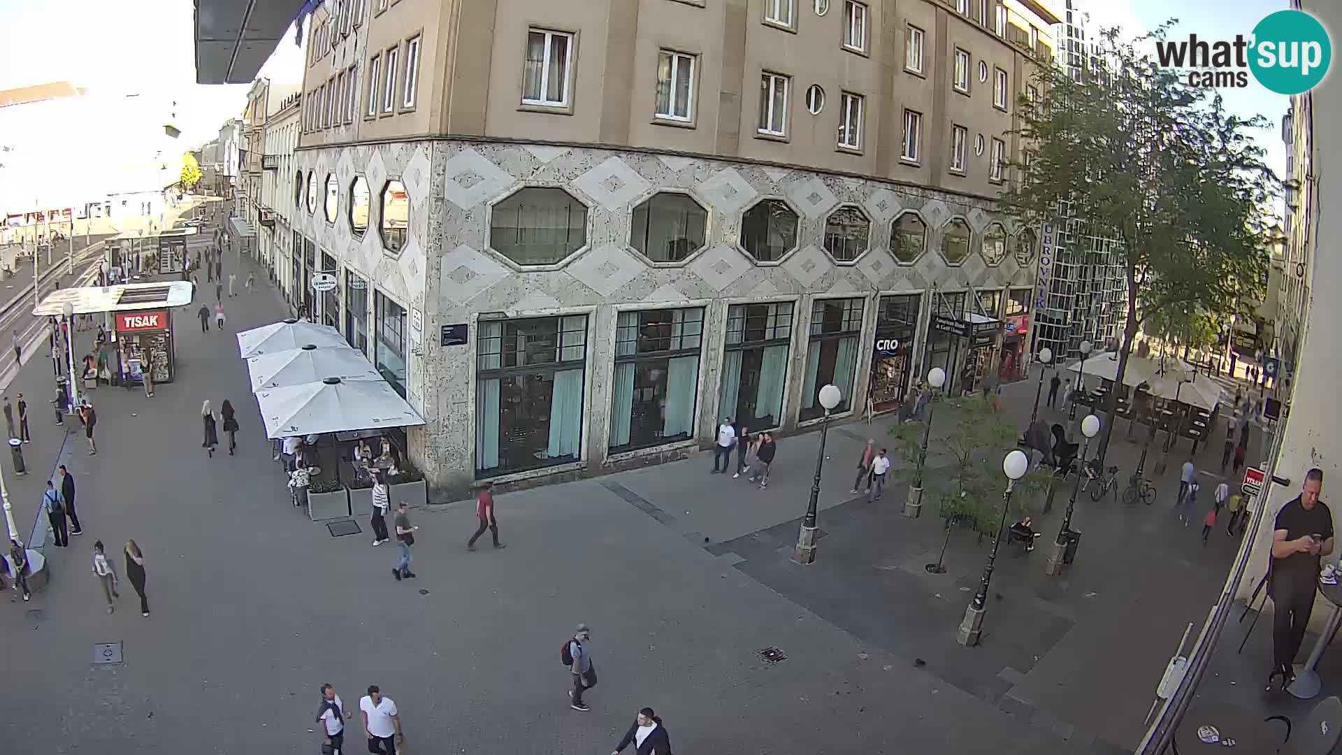 Spletna kamera Zagreb Ban Jelačić