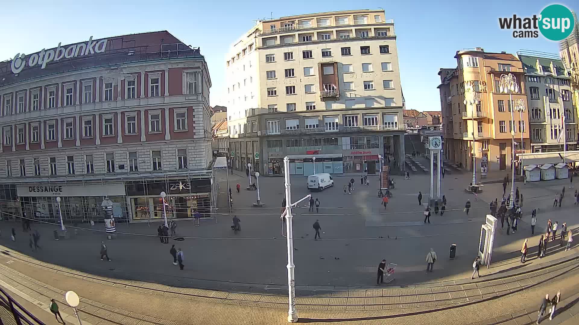 Webcam Zagabria Ban Jelacic piazza | Croazia
