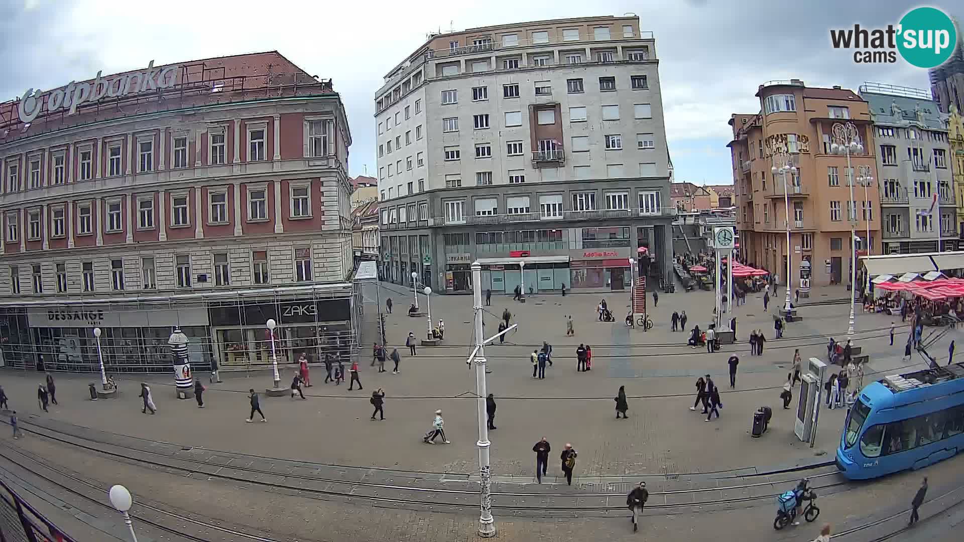 Spletna kamera Zagreb Ban Jelačić