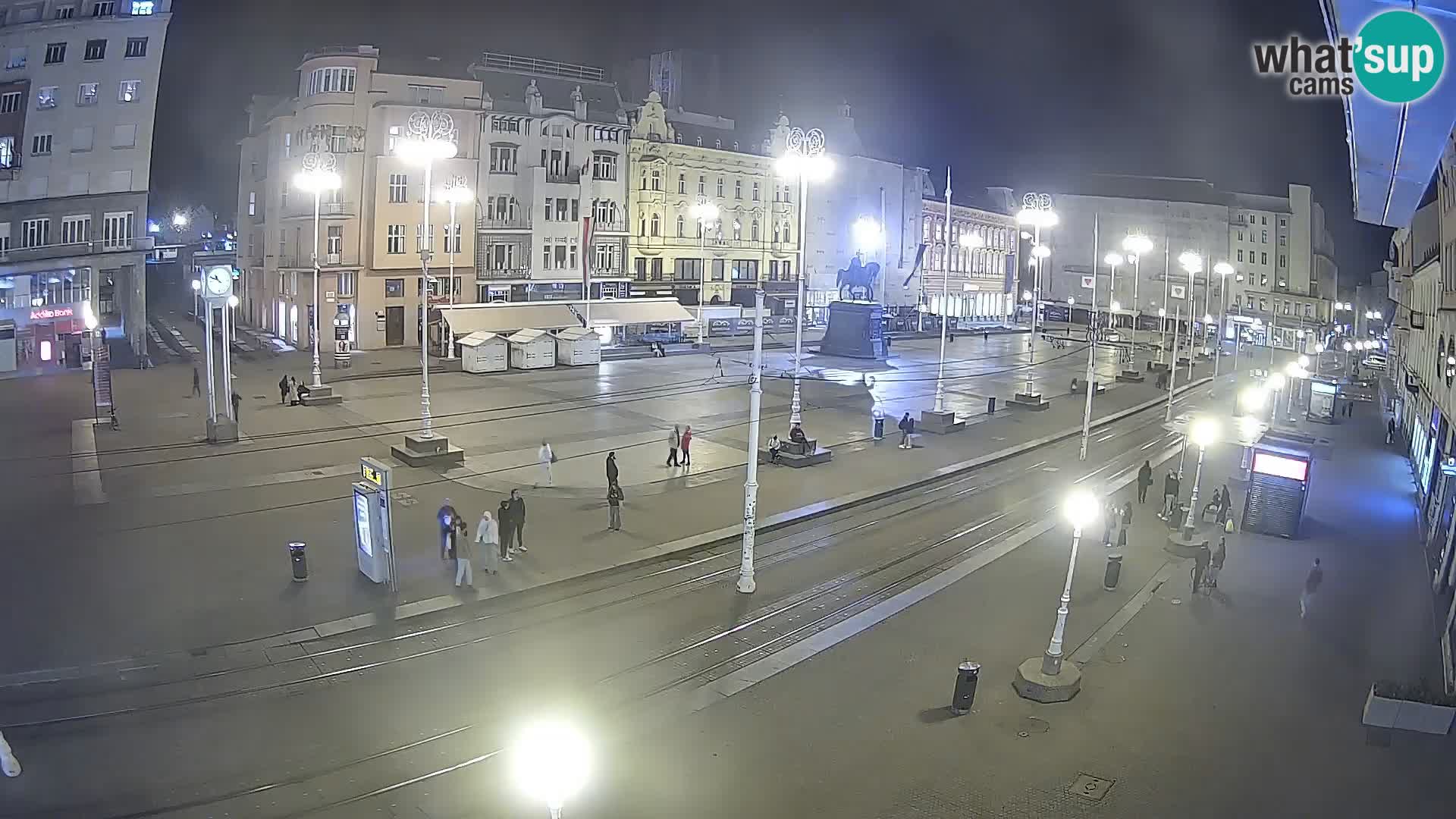 Zagreb live cam Bana Jelačića