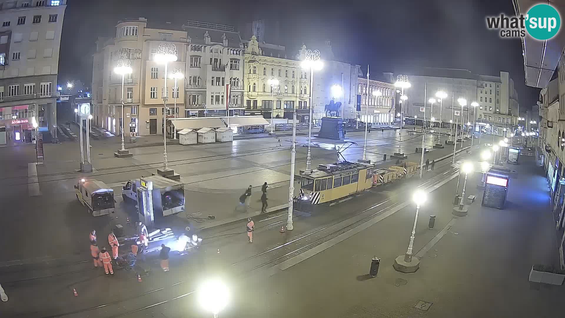 Live Cam Zagreb Ban Jelačić place | Croatie