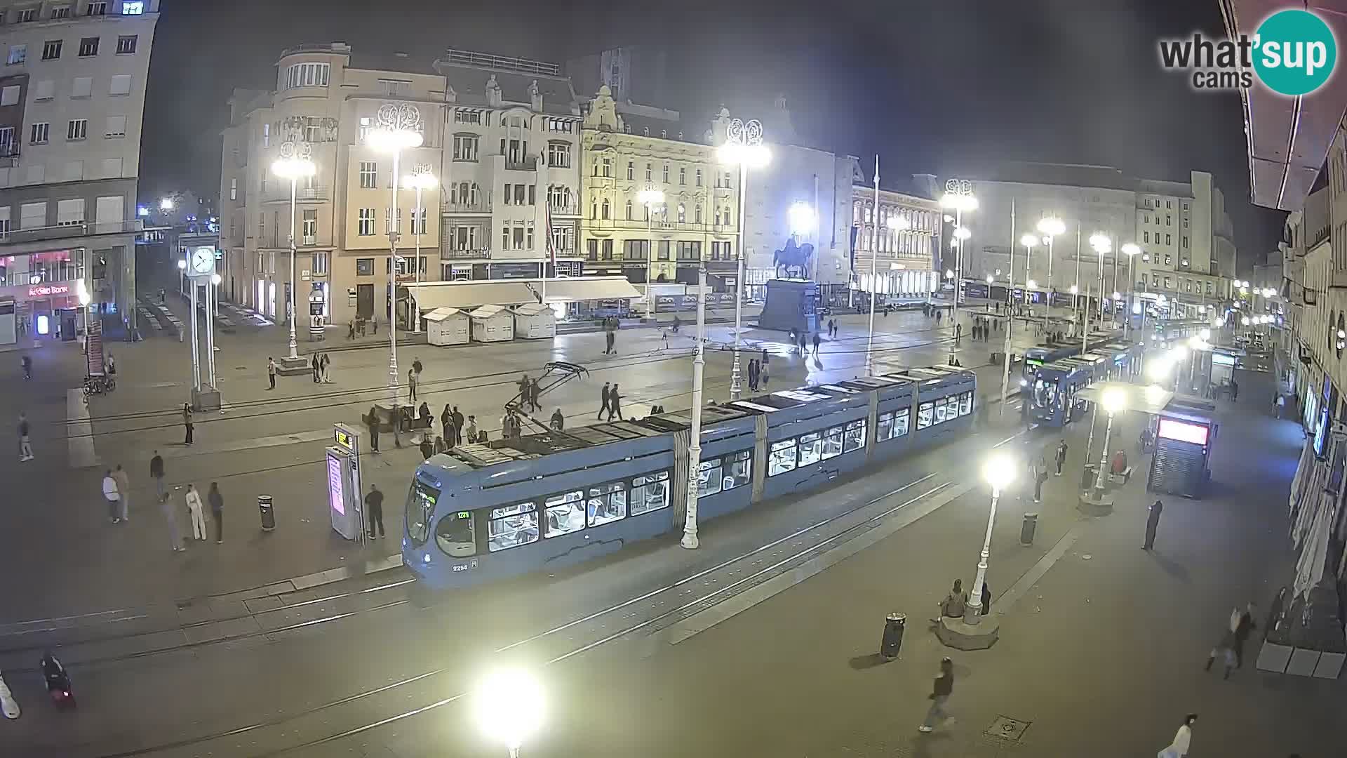 Webcam Zagreb Bana Jelačića square | Croatia