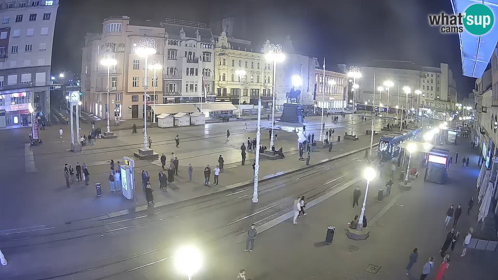 Webcam Zagreb Bana Jelačića square | Croatia