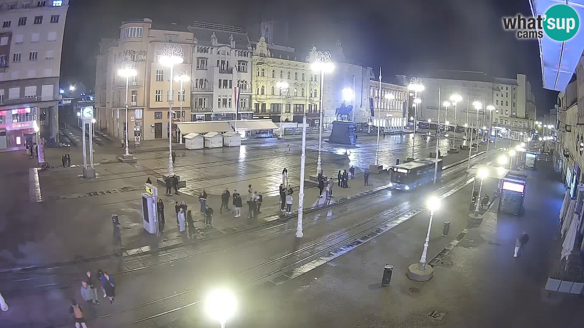 Live Cam Zagreb Ban Jelačić place | Croatie