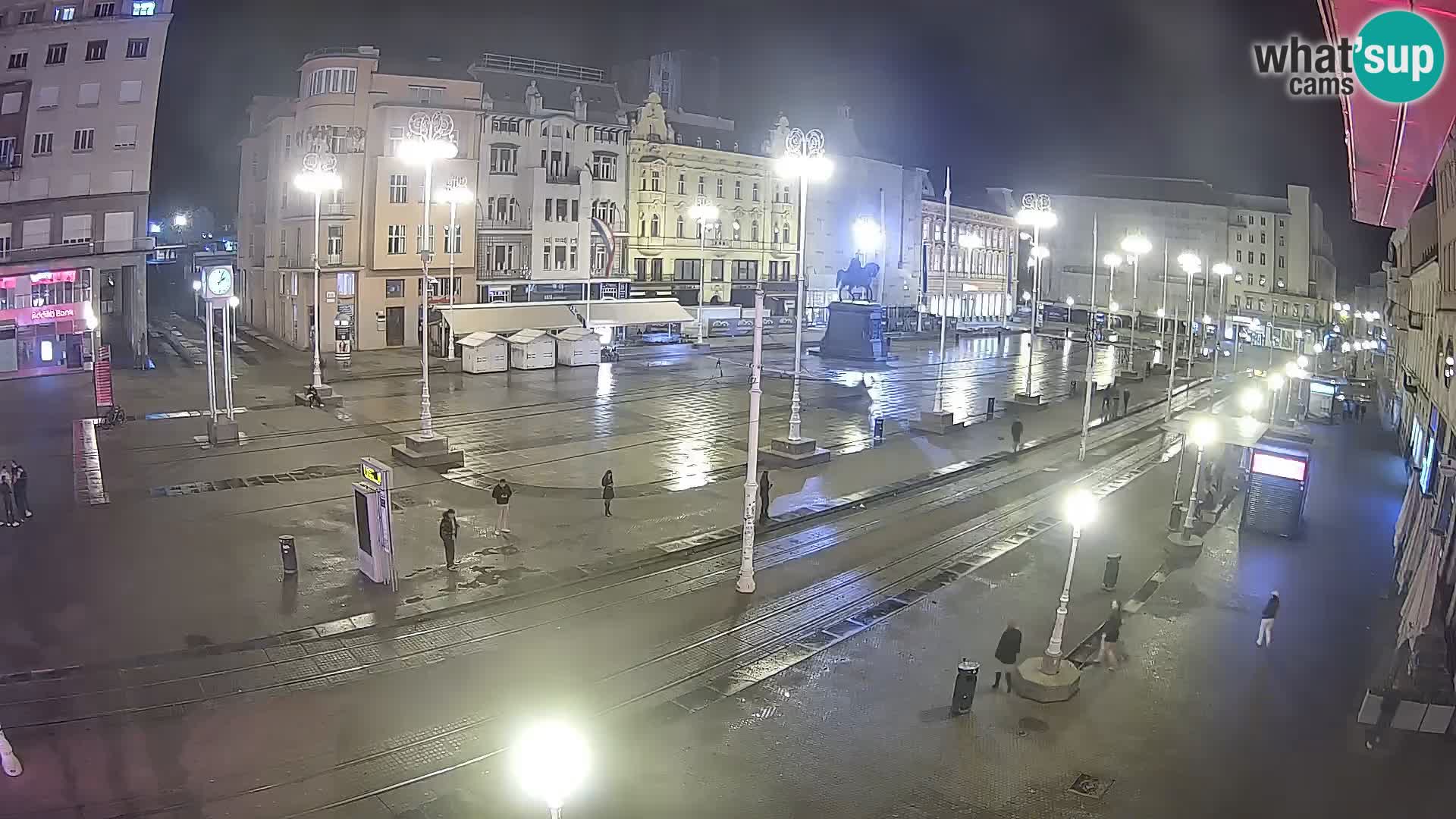 Live Cam Zagreb Ban Jelačić place | Croatie
