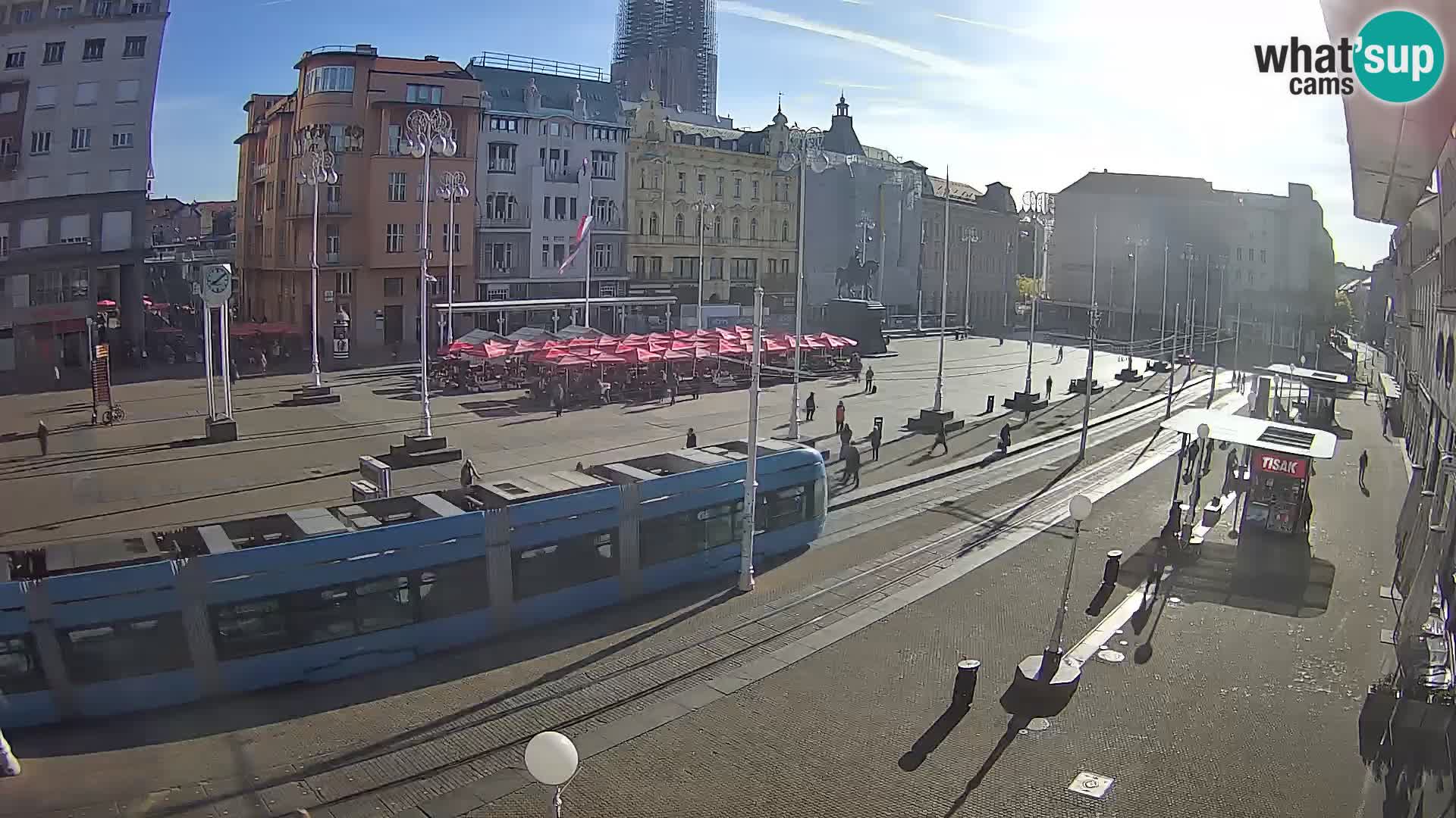 Spletna kamera Zagreb Ban Jelačić