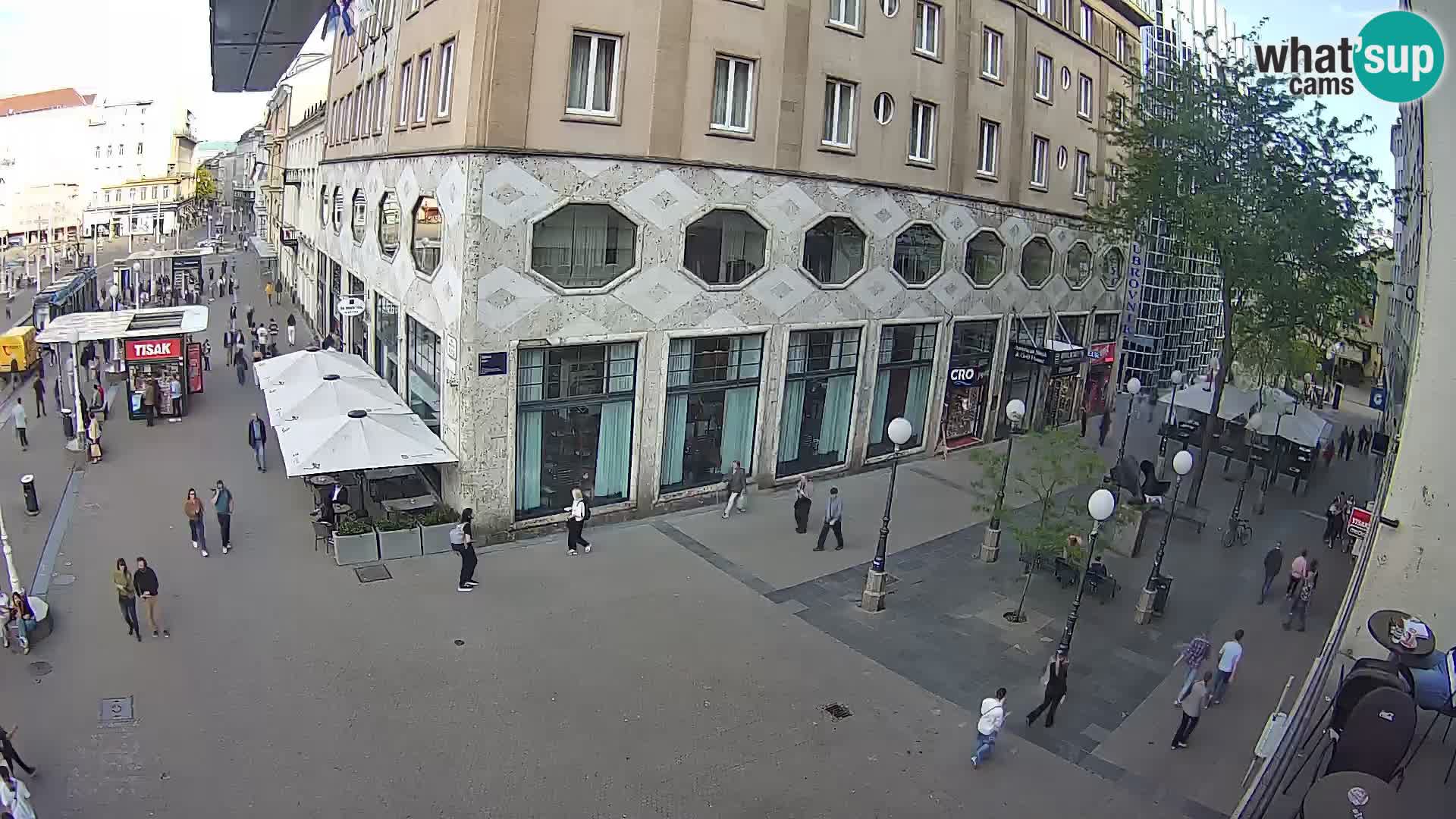 Webcam Zagreb Bana Jelačića square | Croatia