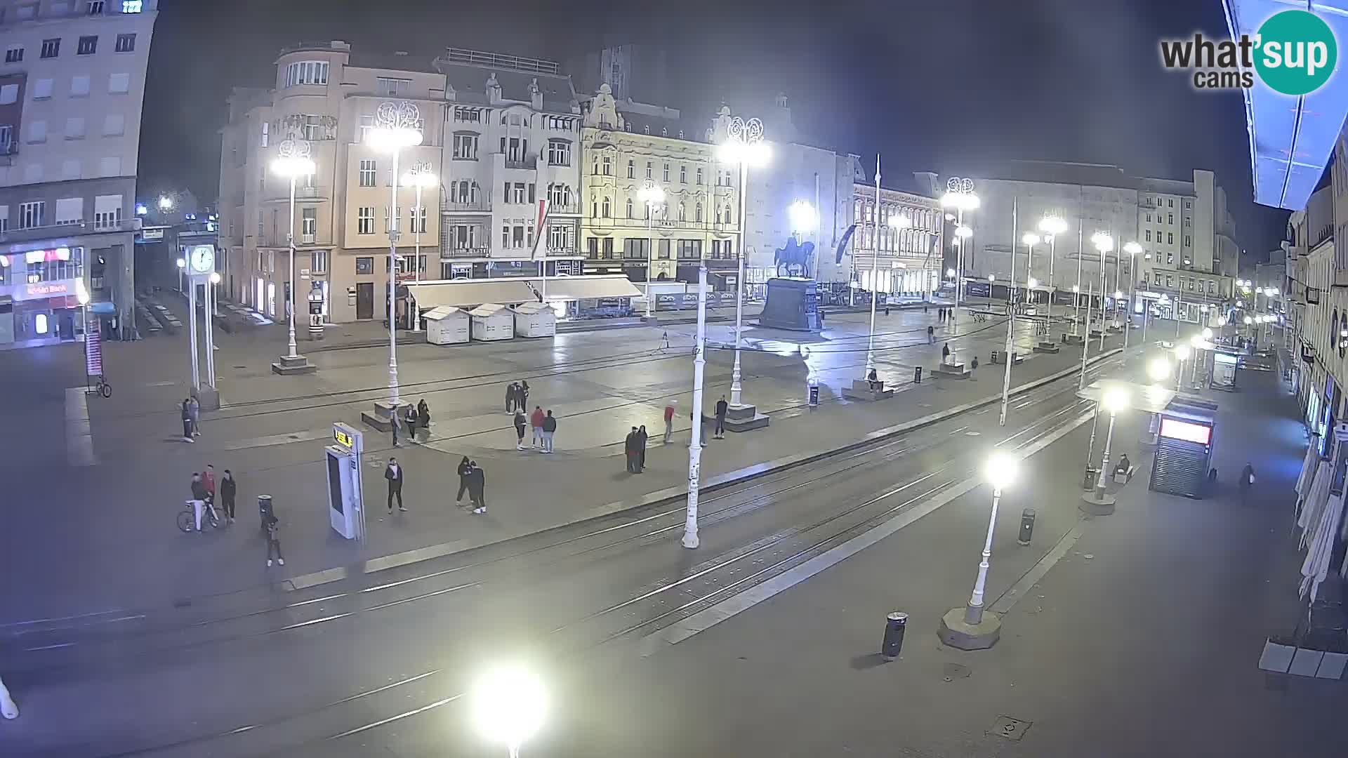 Webcam Zagabria Ban Jelacic piazza | Croazia