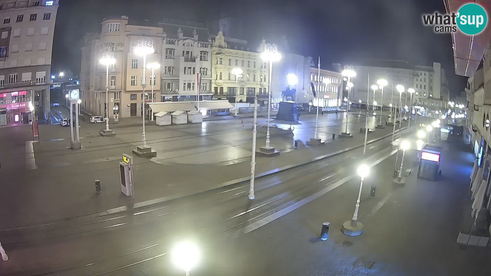 Webcam Zagabria Ban Jelacic piazza | Croazia