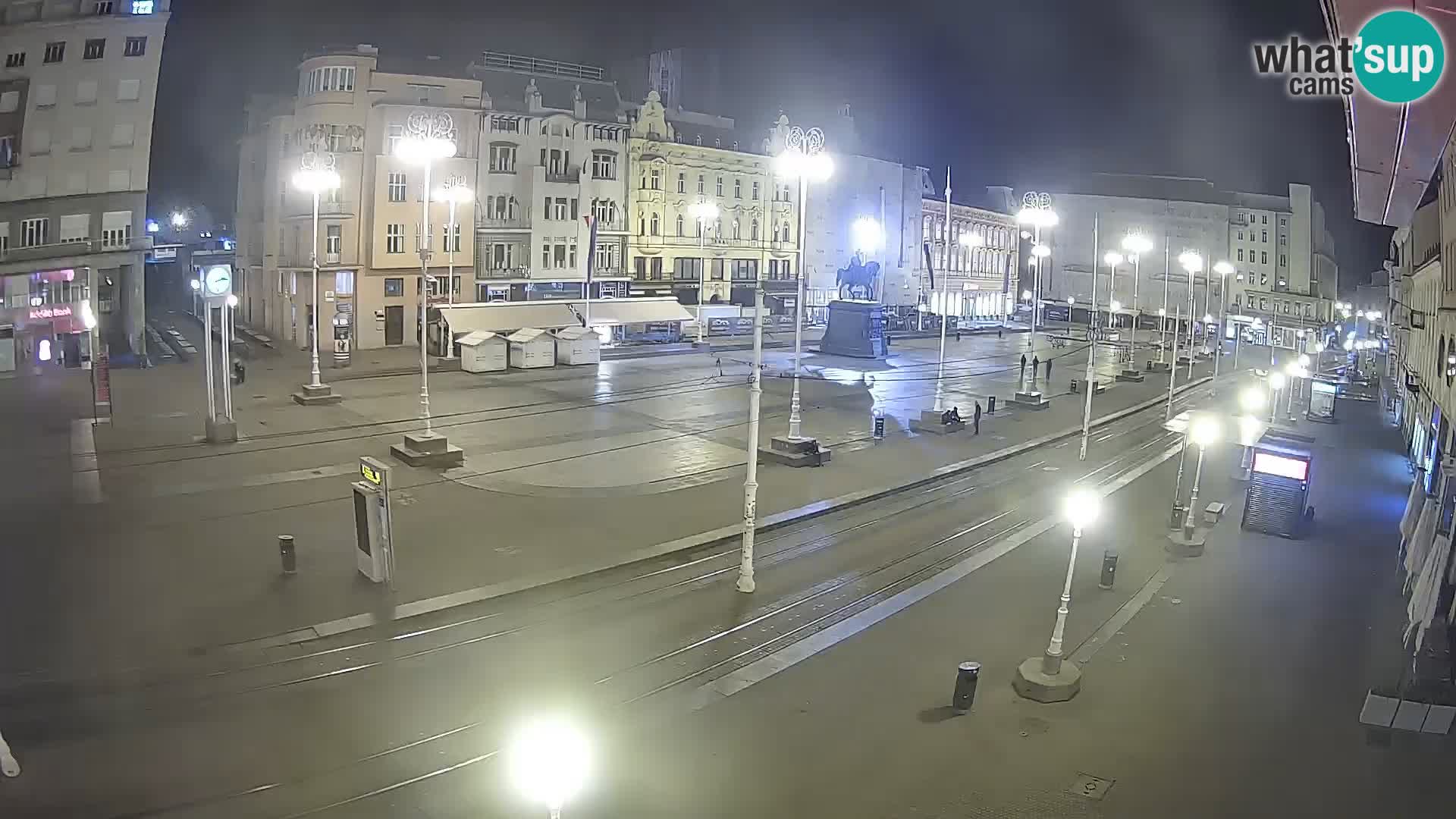 Live Cam Zagreb Ban Jelačić place | Croatie
