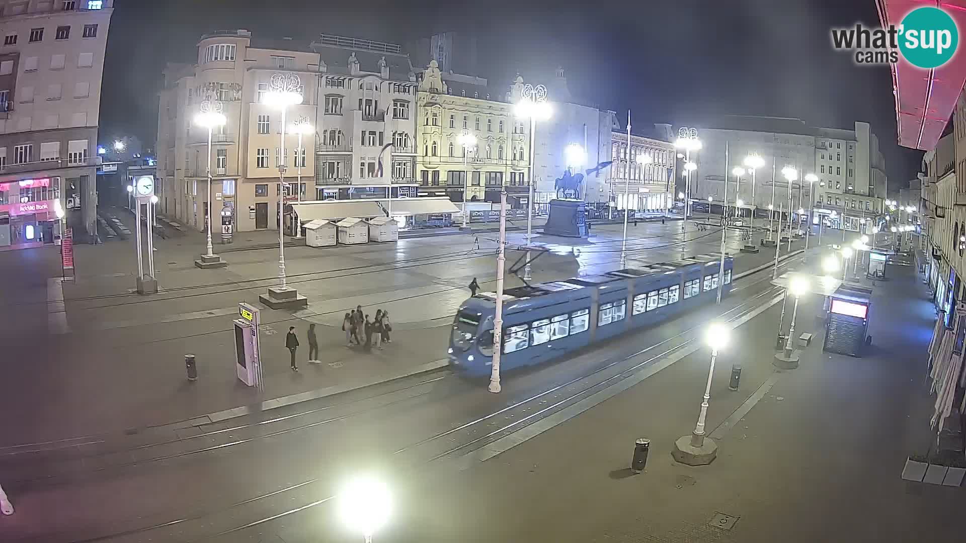 Live Cam Zagreb Ban Jelačić place | Croatie
