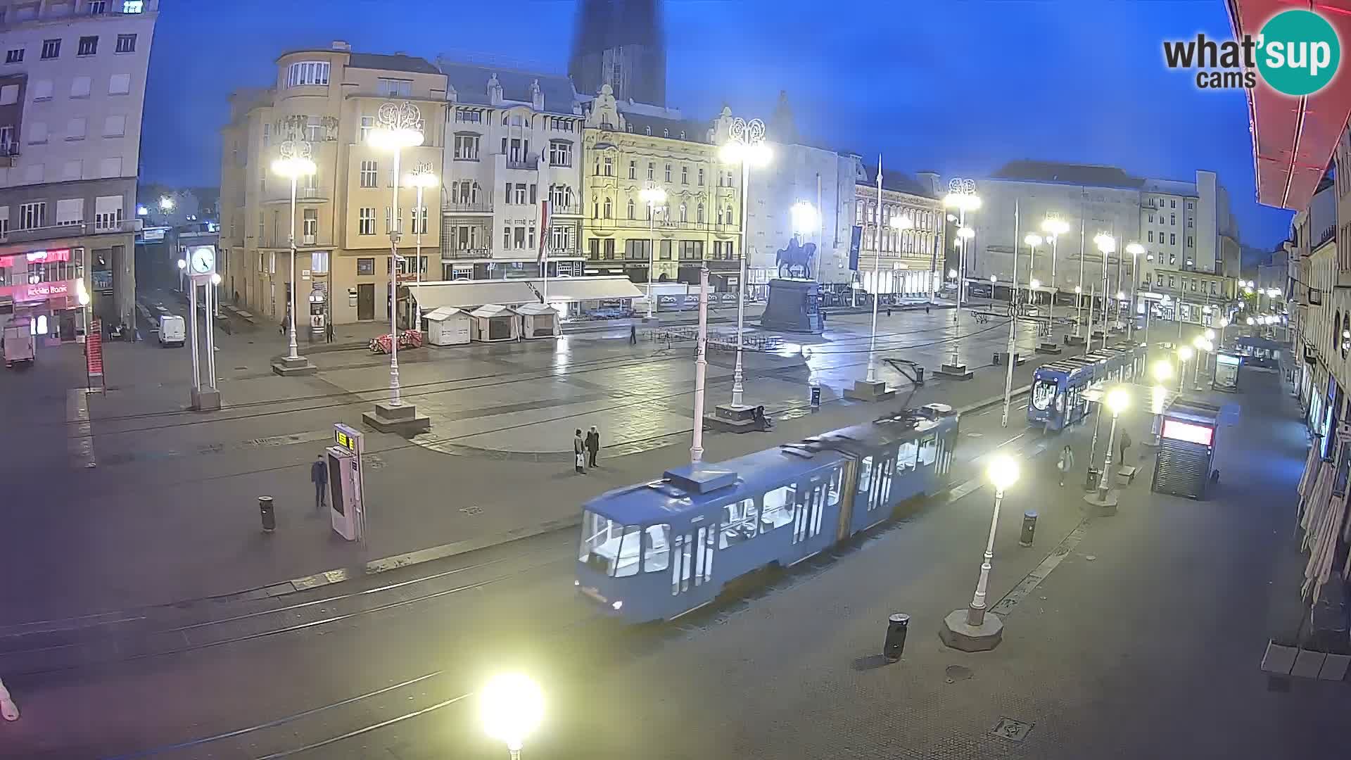 Webcam Zagreb Bana Jelačića square | Croatia