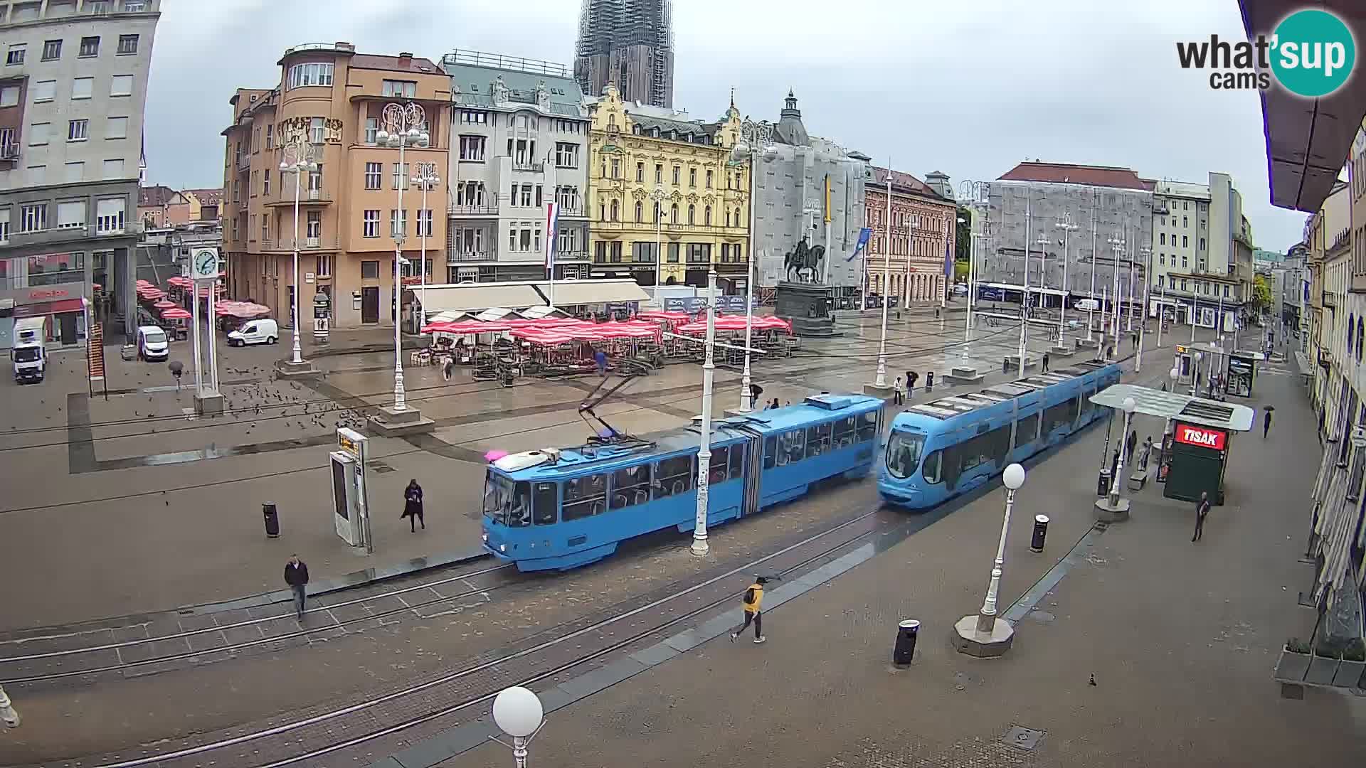 Spletna kamera Zagreb Ban Jelačić