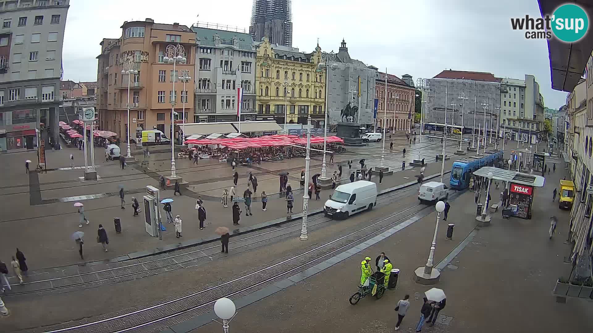 Spletna kamera Zagreb Ban Jelačić