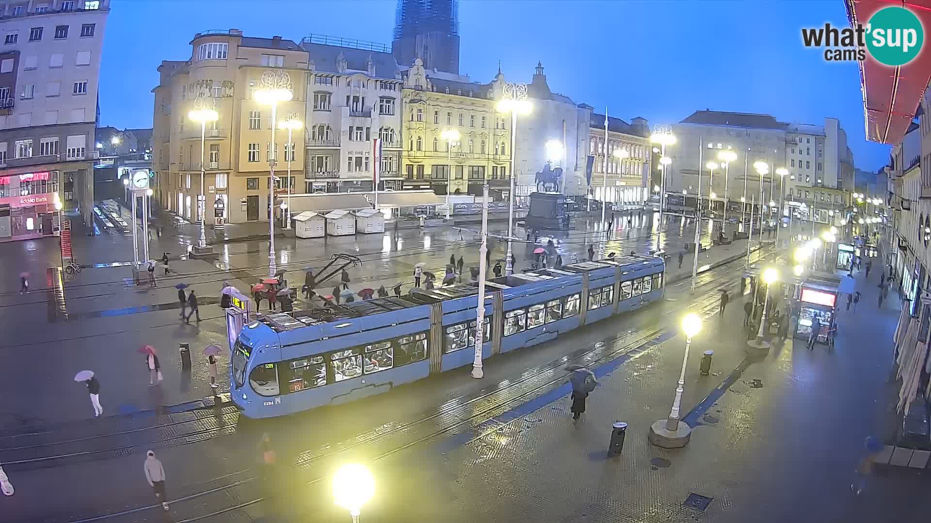 Zagreb live cam Bana Jelačića