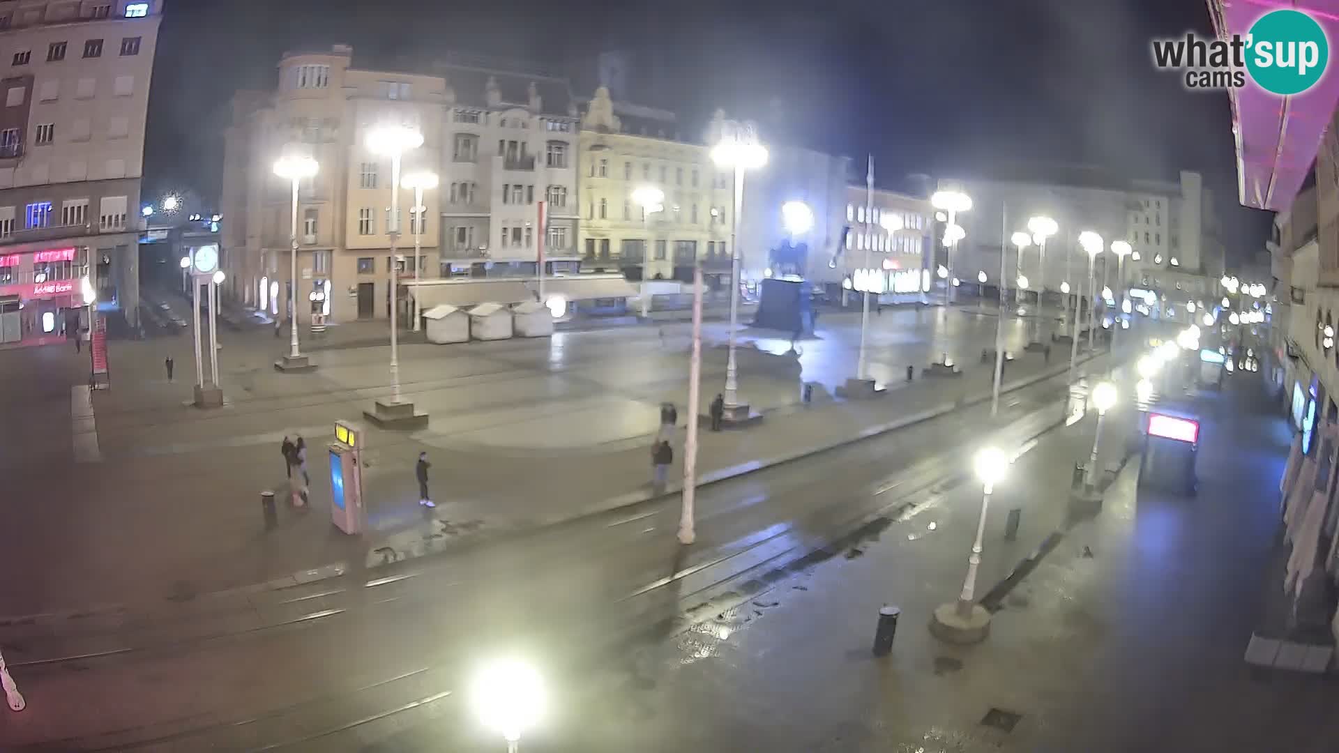 Webcam Zagreb Bana Jelačića square | Croatia