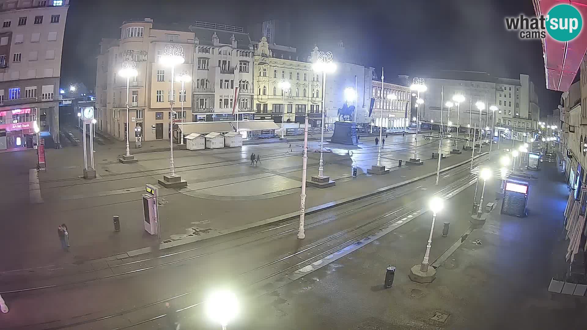 Webcam Zagreb Bana Jelačića square | Croatia