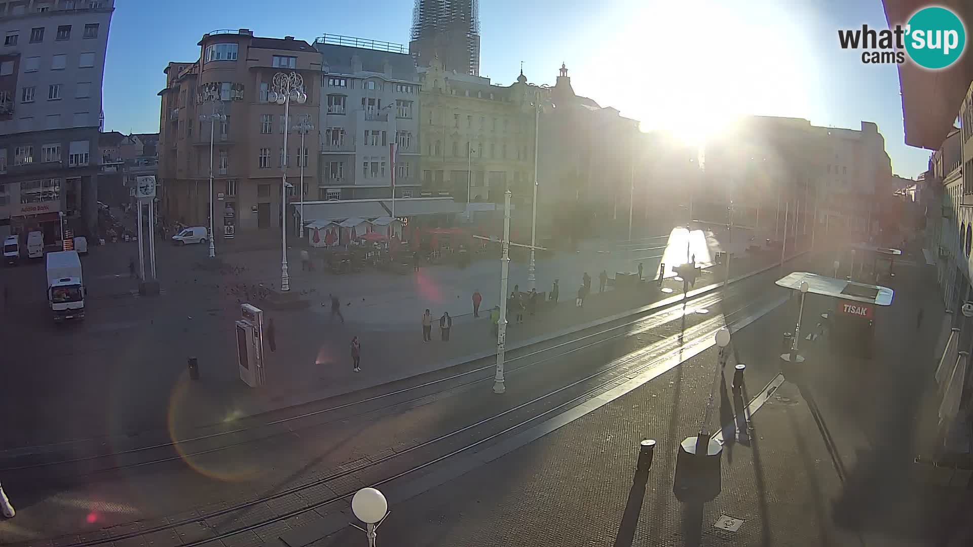 Zagreb live cam Bana Jelačića