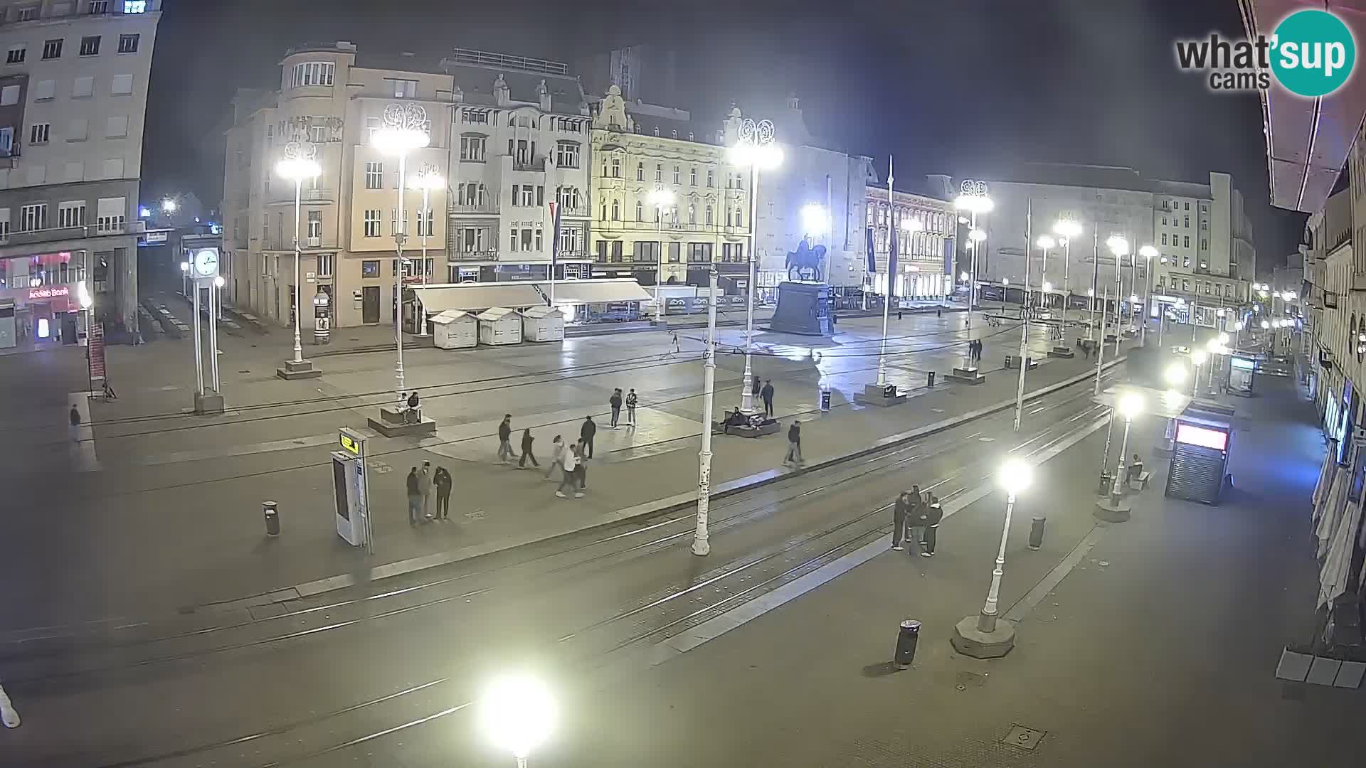 Zagreb webcam Ban Jelacica Platz | Kroatien