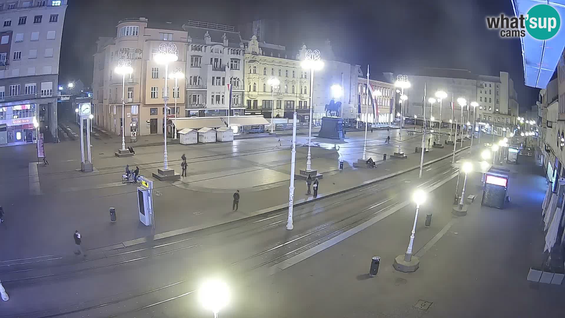 Webcam Zagabria Ban Jelacic piazza | Croazia