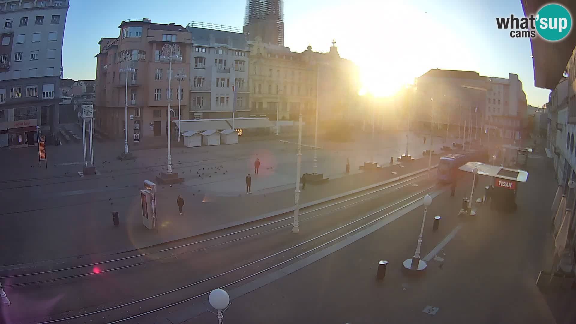 Webcam Zagreb Bana Jelačića square | Croatia