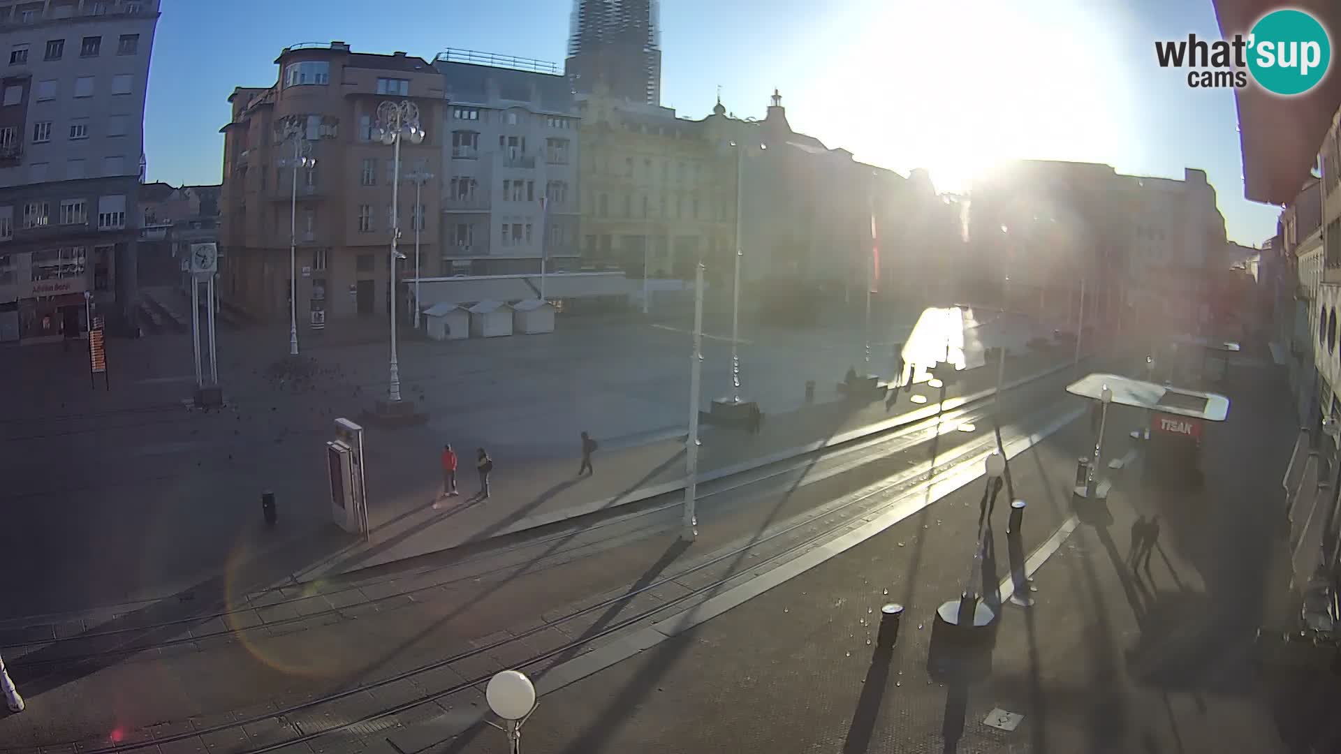 Spletna kamera Zagreb Ban Jelačić