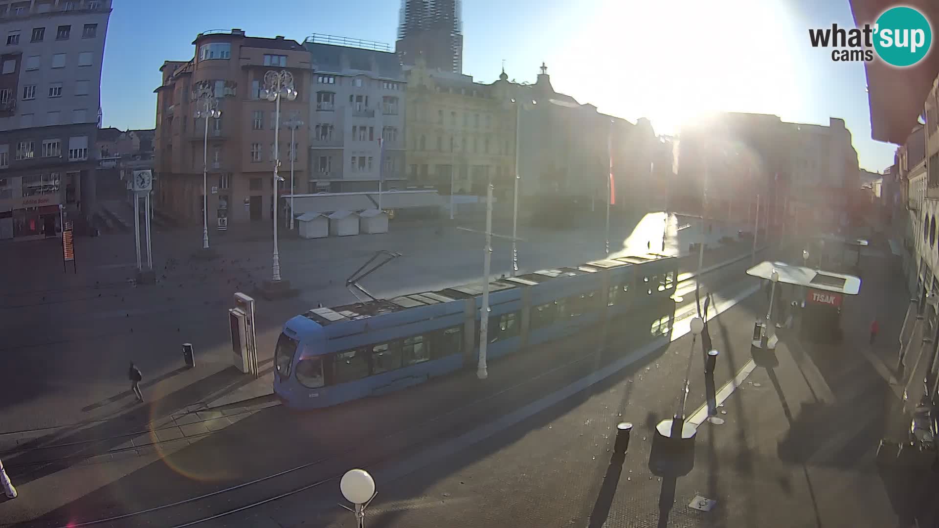 Live Cam Zagreb Ban Jelačić place | Croatie