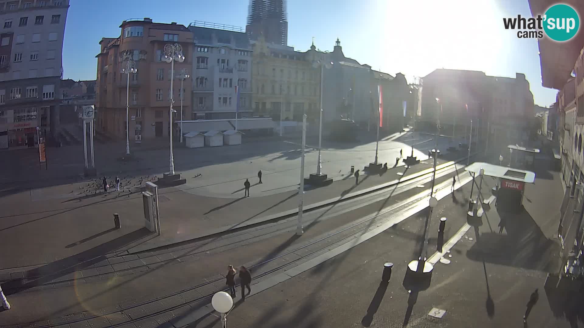 Webcam Zagreb Bana Jelačića square | Croatia
