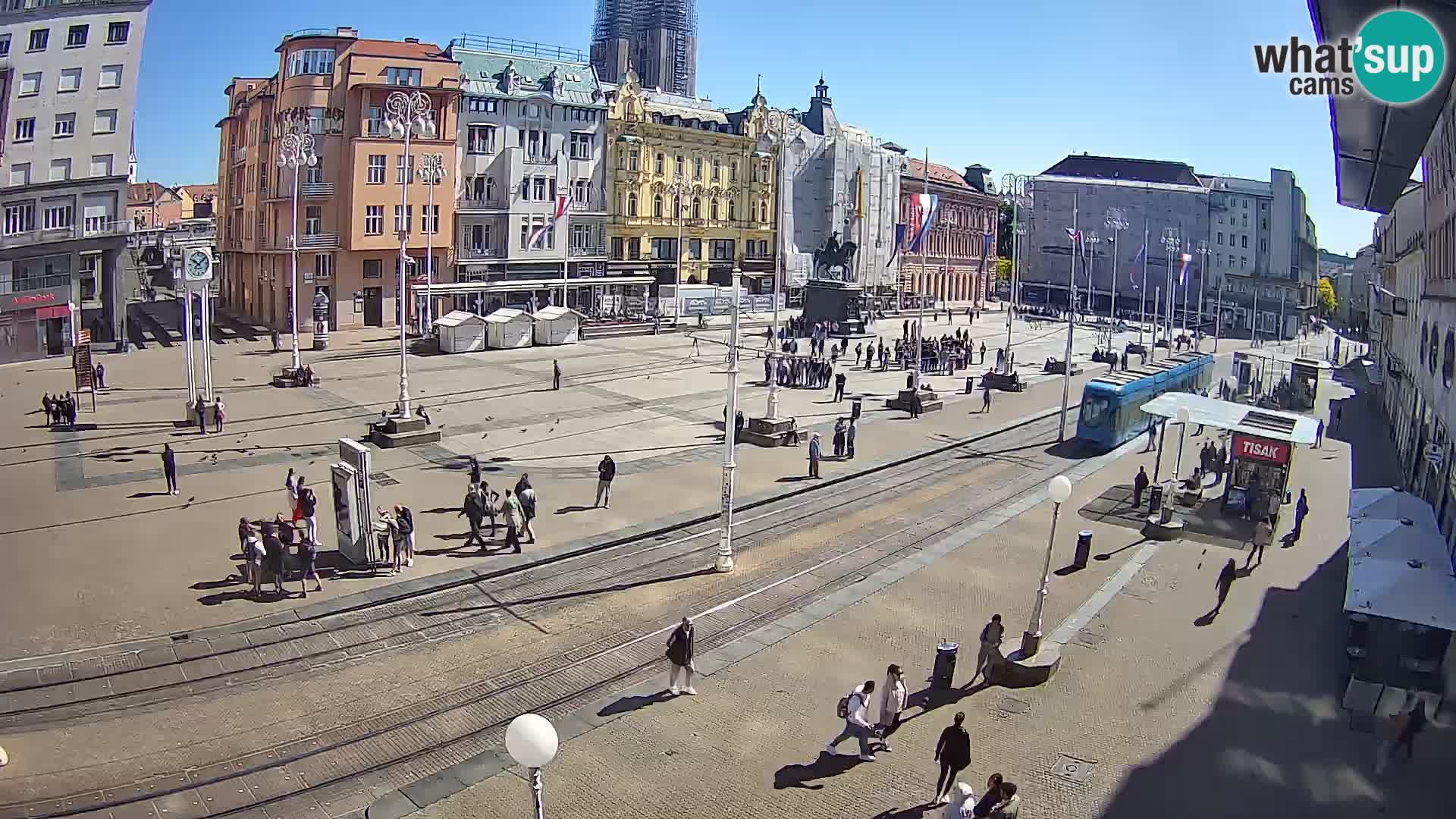 Zagabria – piazza Ban Jelačić