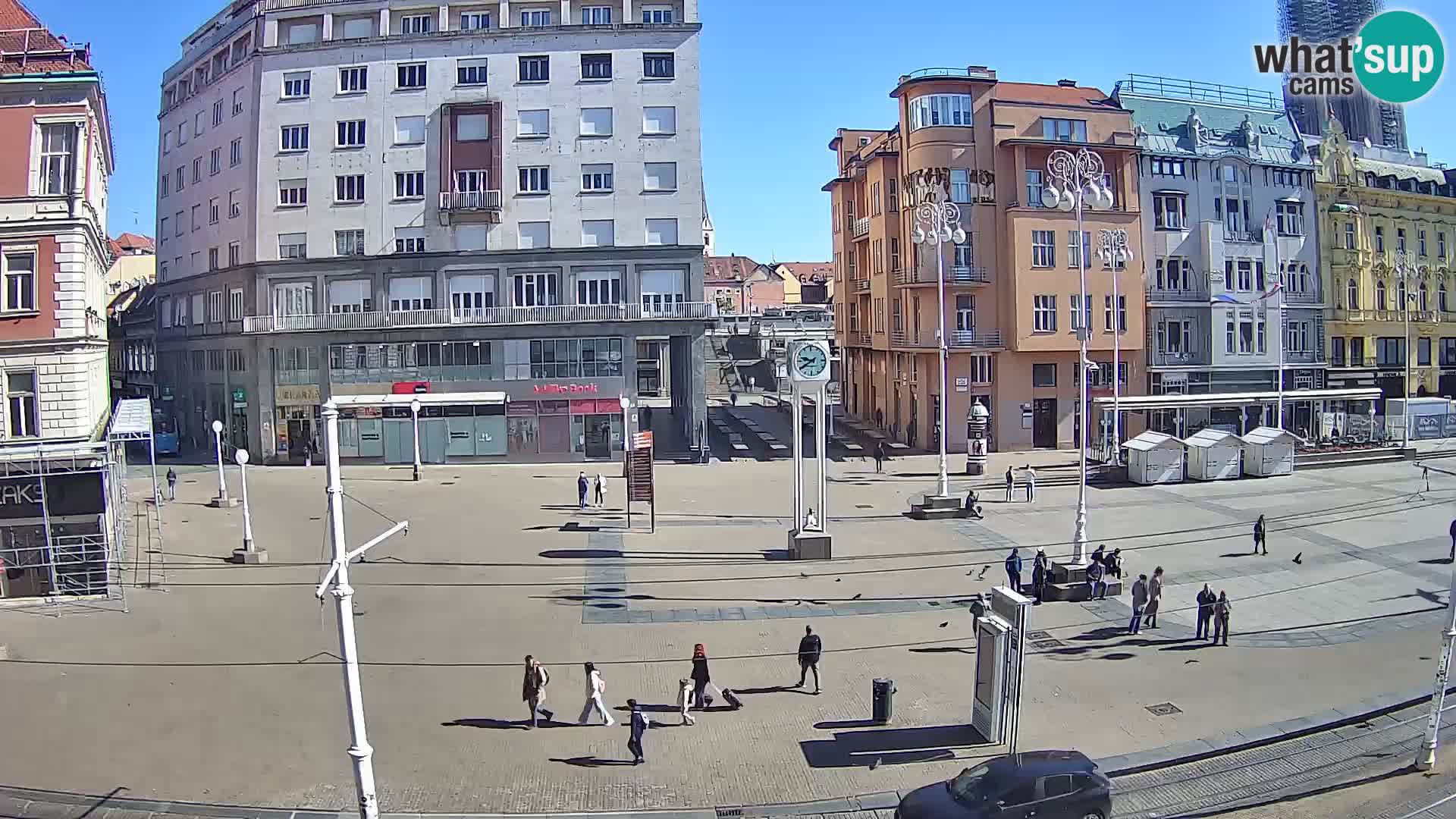Spletna kamera Zagreb Ban Jelačić