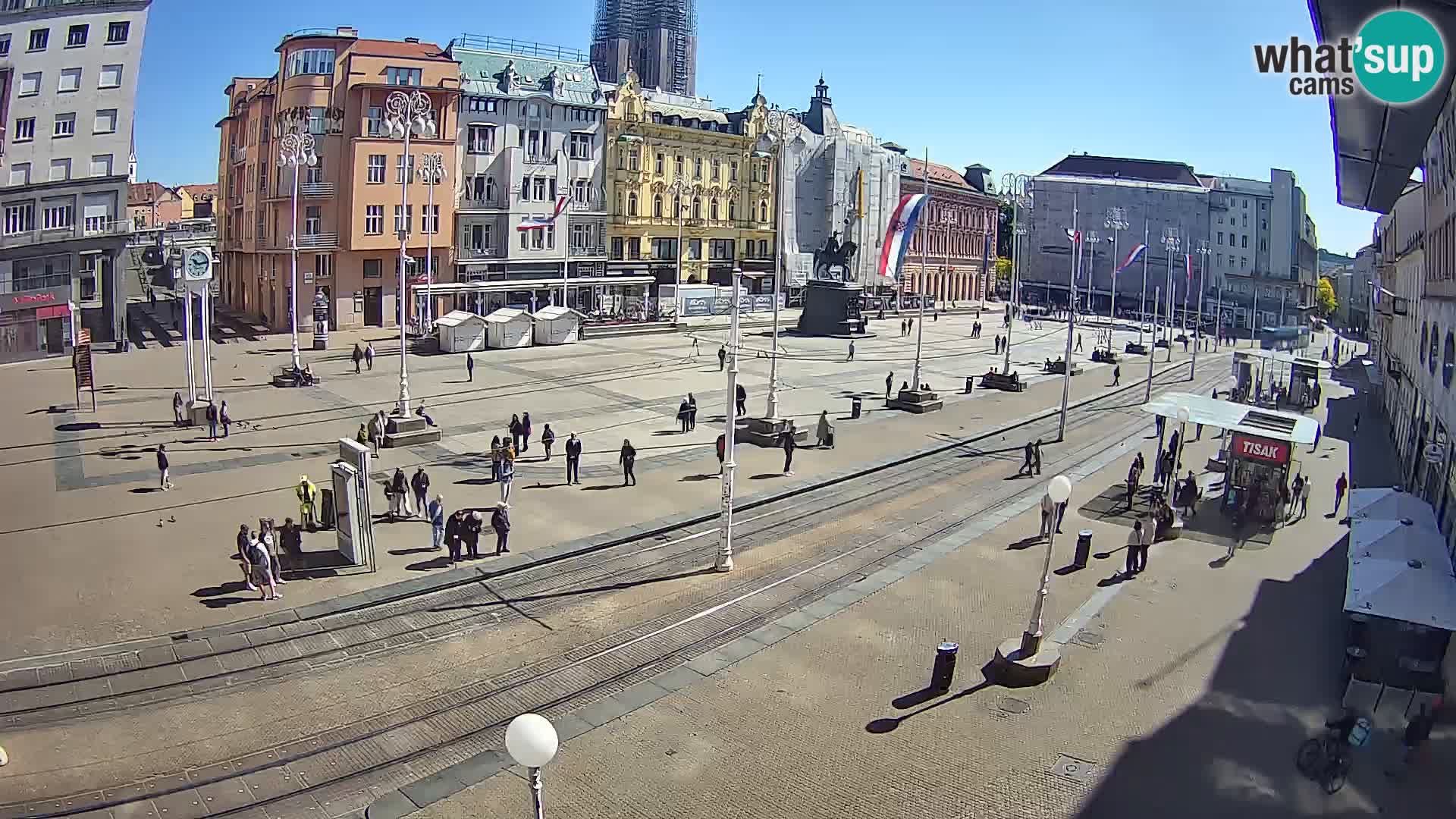 Spletna kamera Zagreb Ban Jelačić
