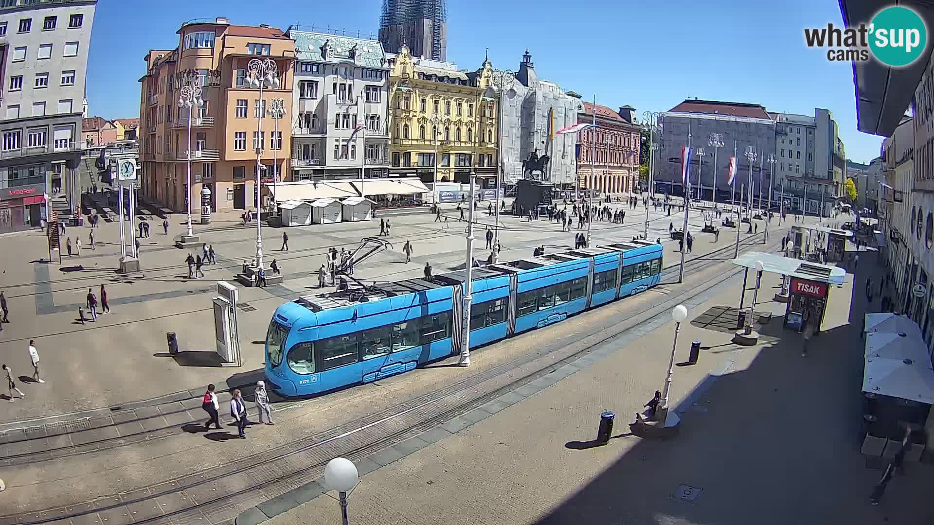 Spletna kamera Zagreb Ban Jelačić