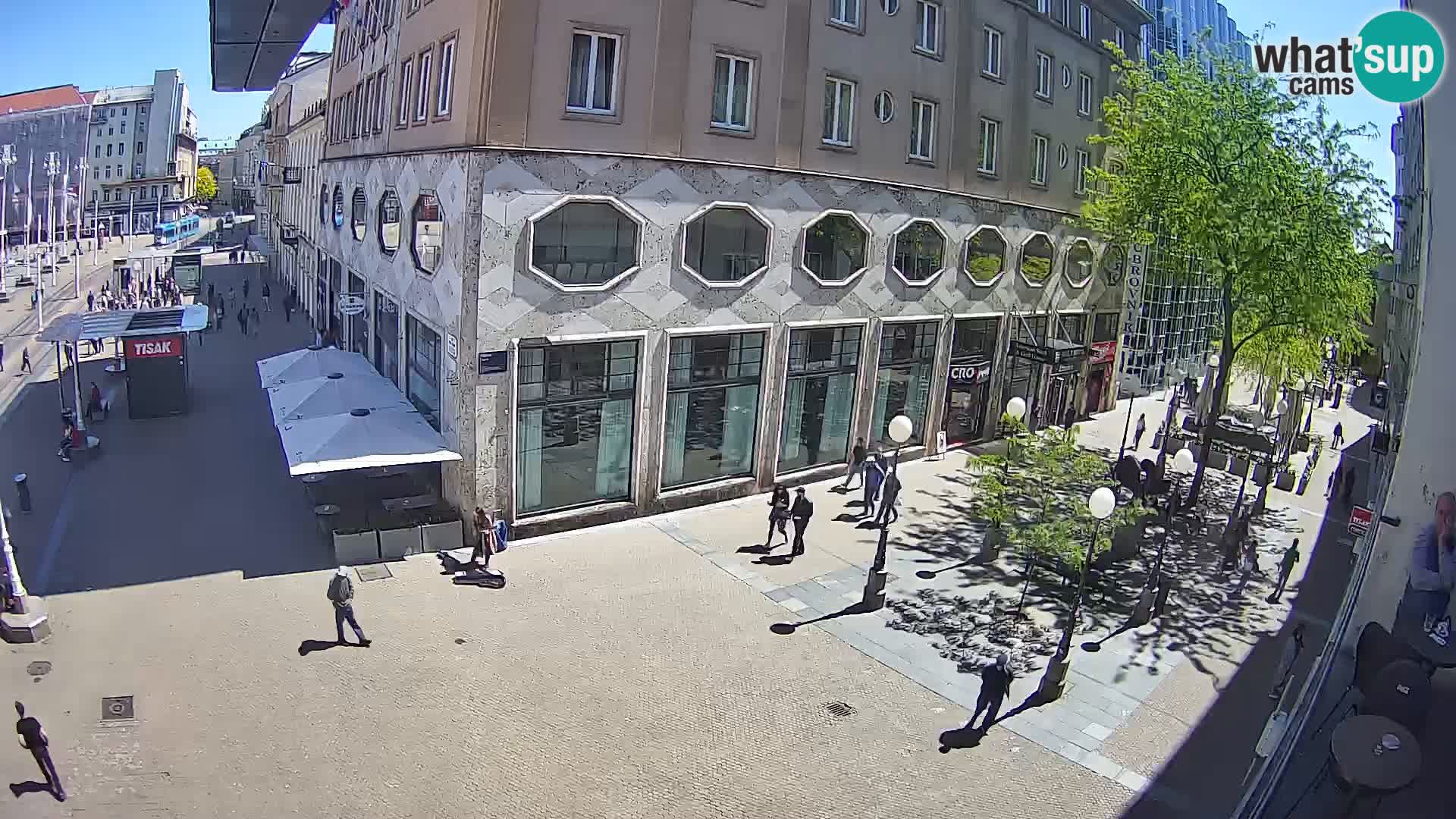 Spletna kamera Zagreb Ban Jelačić