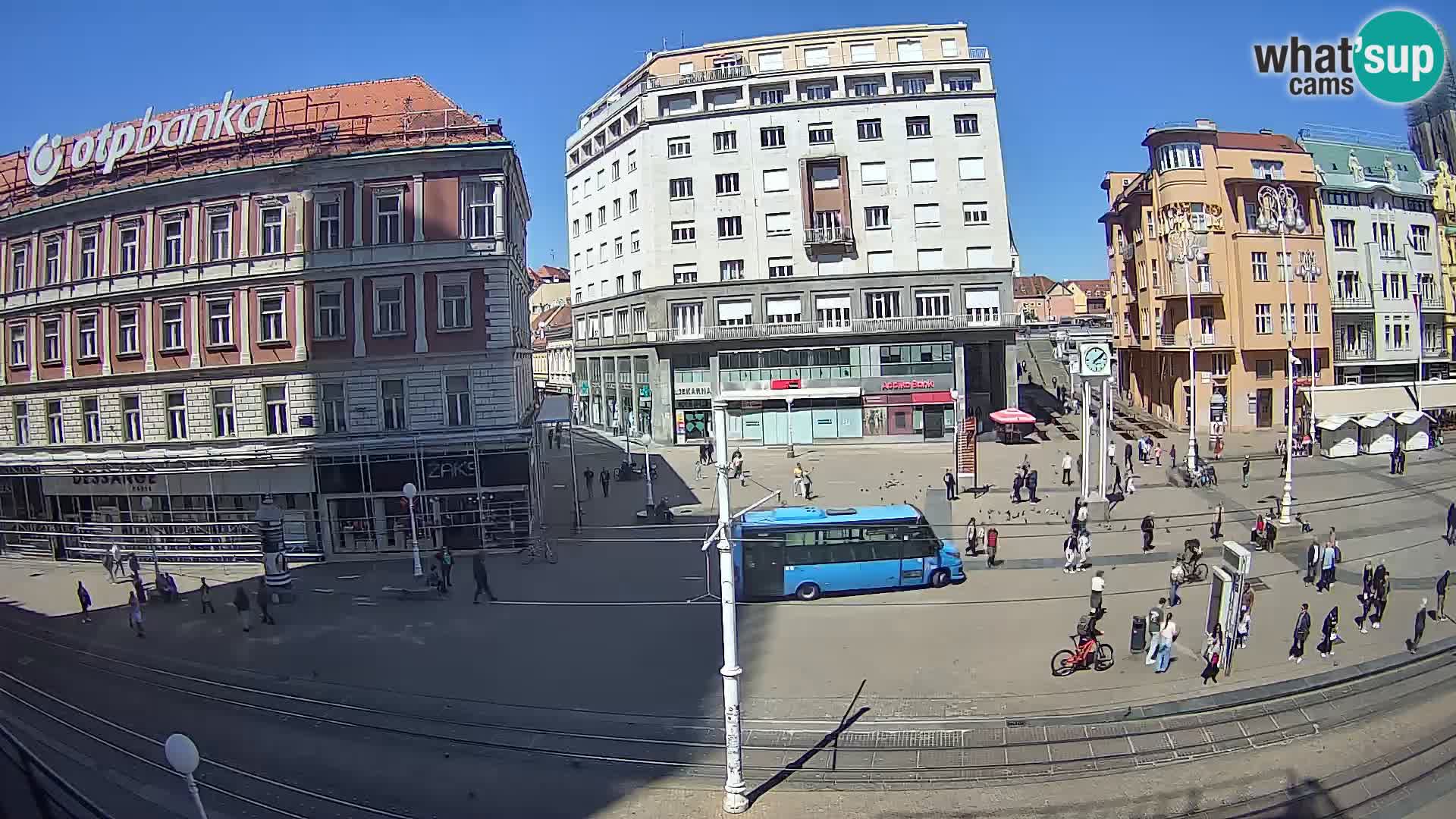 Spletna kamera Zagreb Ban Jelačić