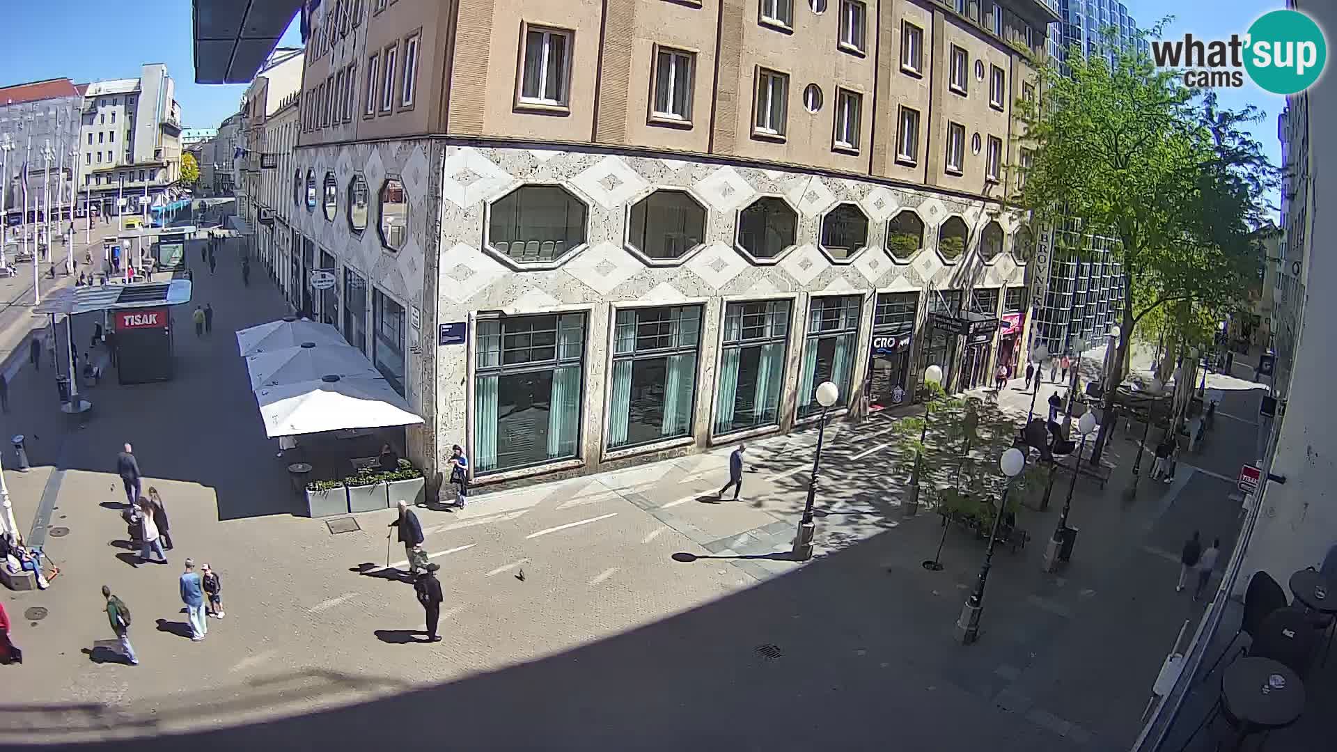 Spletna kamera Zagreb Ban Jelačić