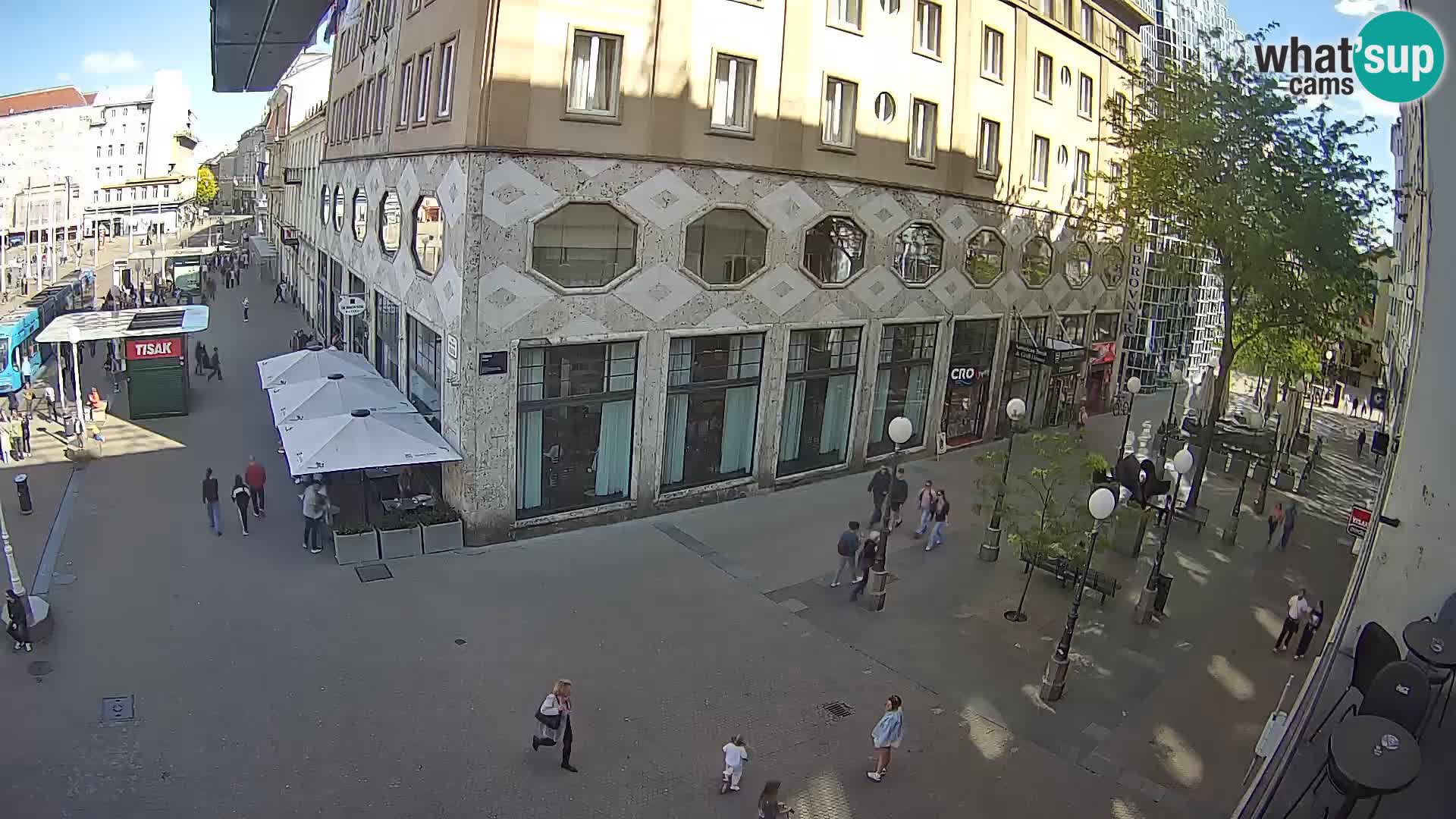Zagreb live cam Bana Jelačića