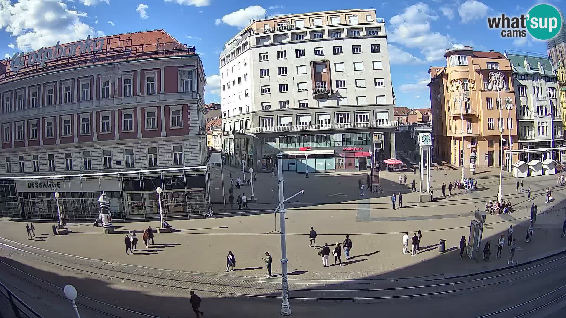 Webcam Zagabria Ban Jelacic piazza | Croazia
