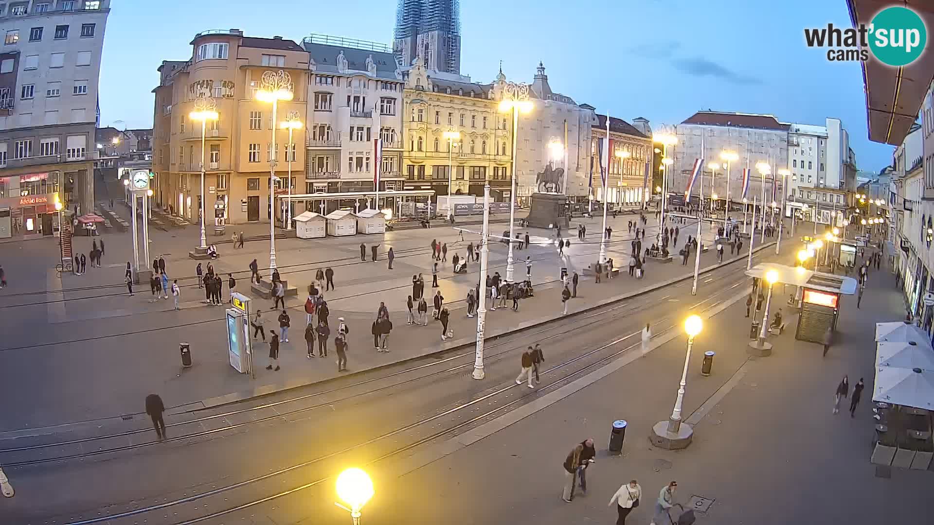 Spletna kamera Zagreb Ban Jelačić