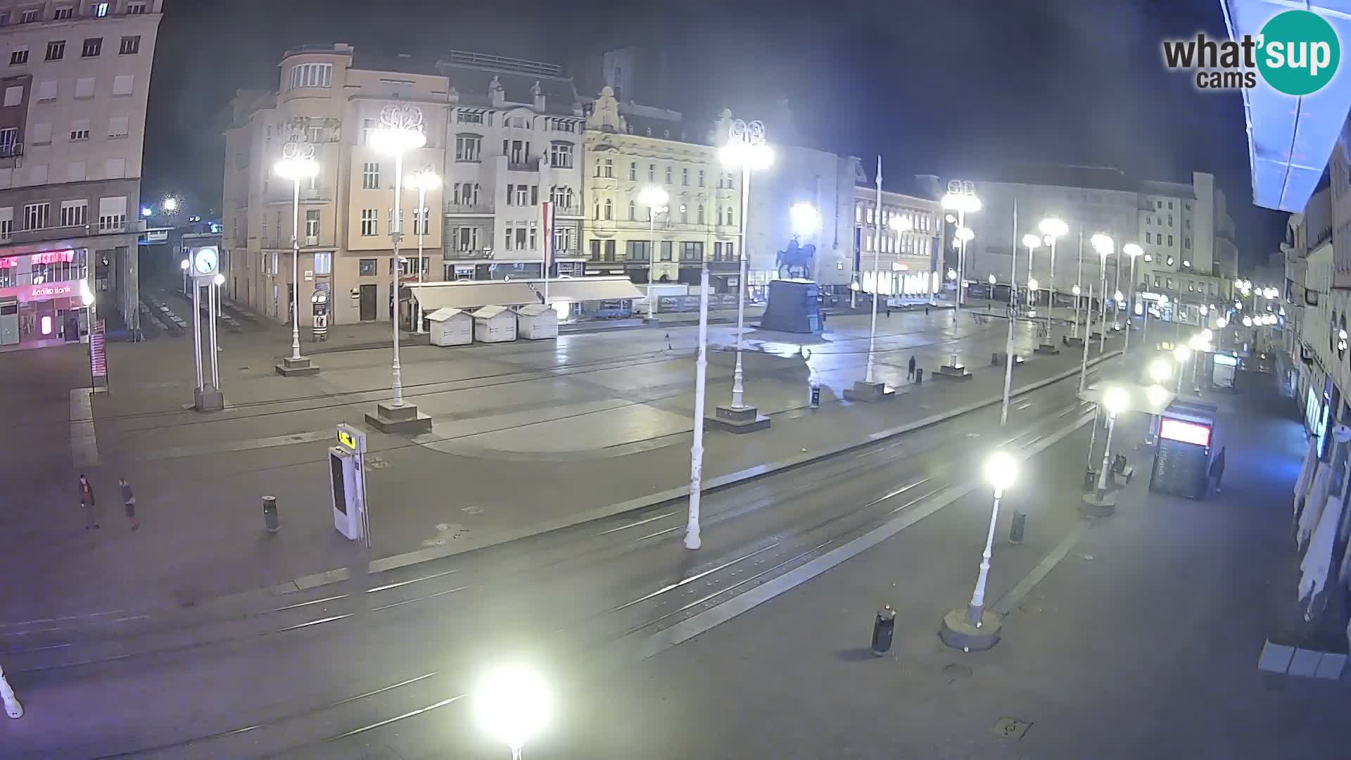 Zagreb webcam Ban Jelacica Platz | Kroatien