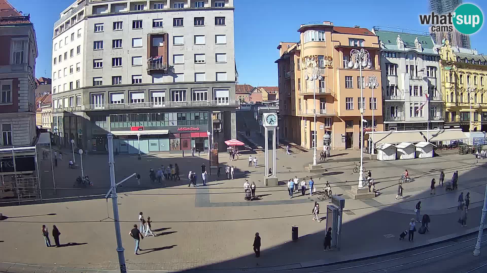 Zagreb live cam Bana Jelačića