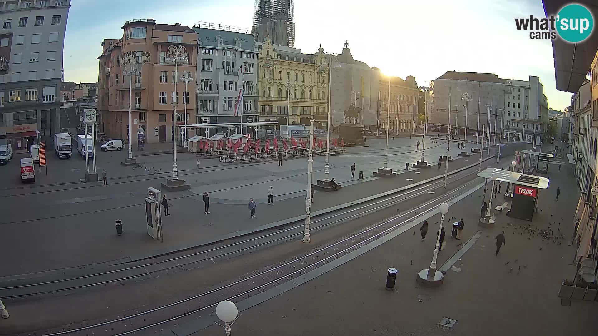 Spletna kamera Zagreb Ban Jelačić