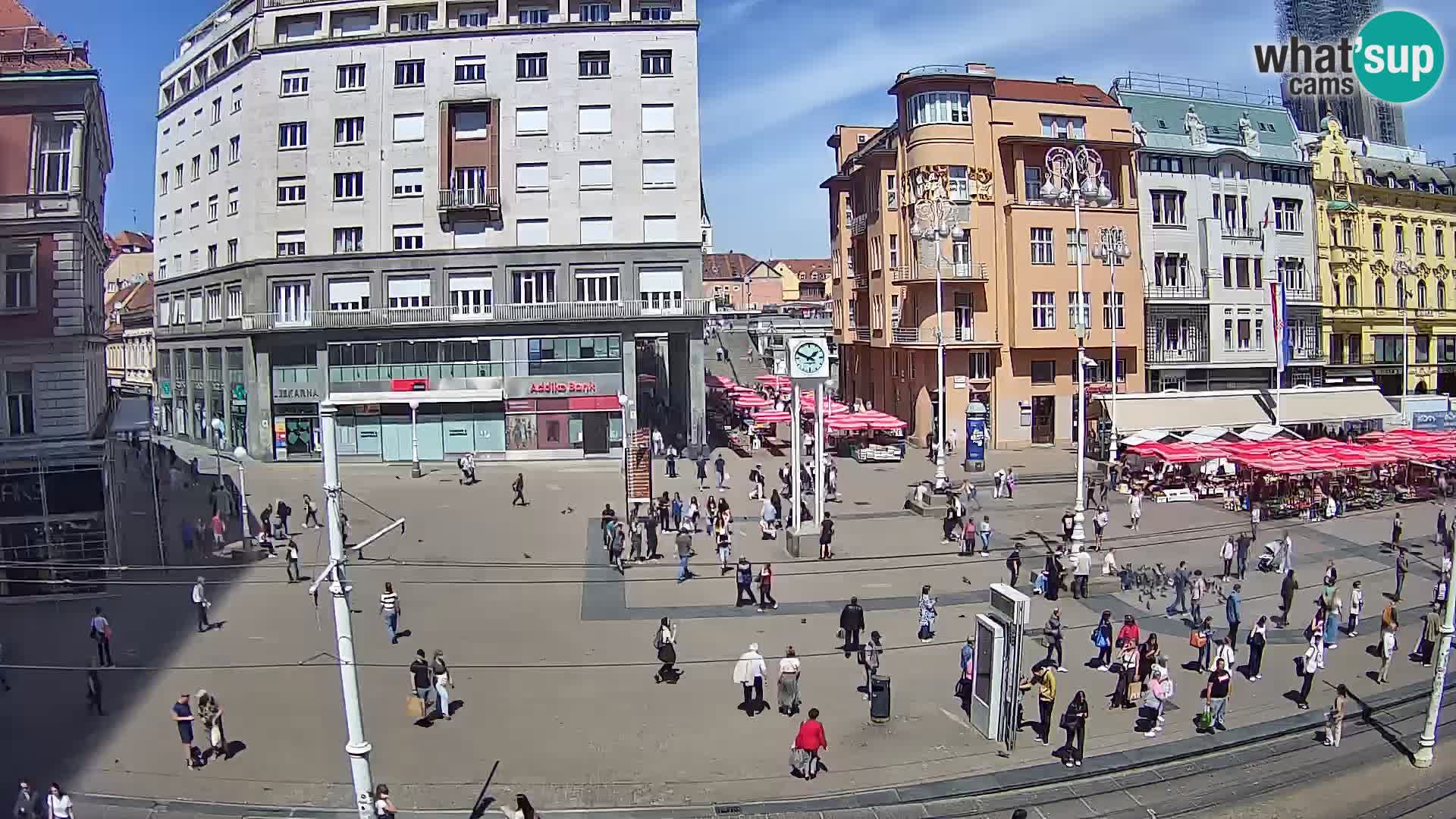 Spletna kamera Zagreb Ban Jelačić
