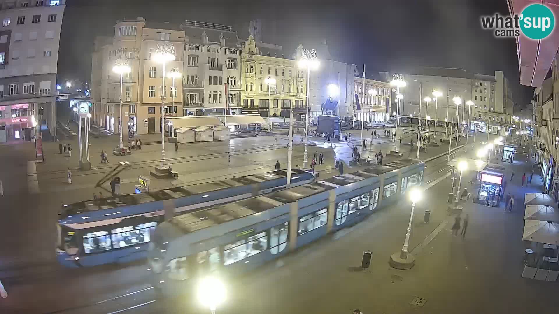 Webcam Zagreb Bana Jelačića square | Croatia