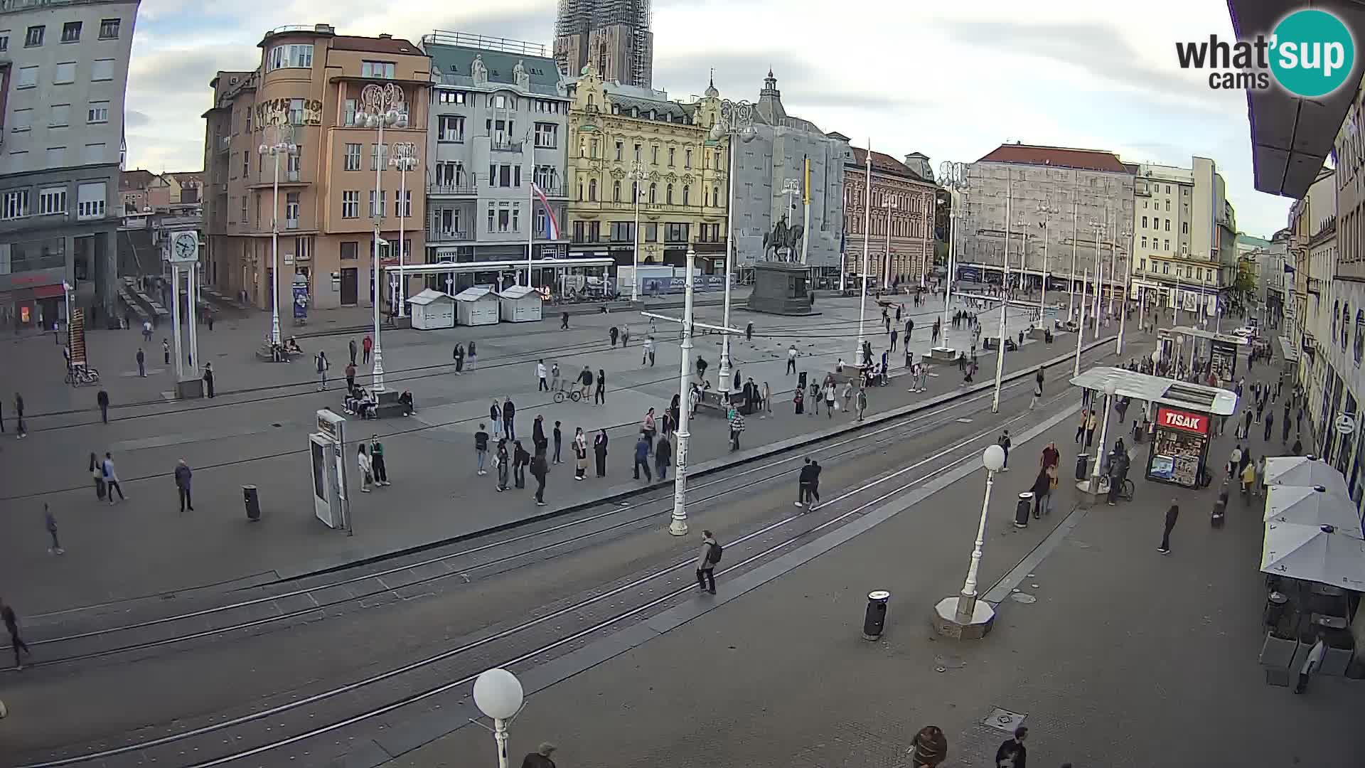 Spletna kamera Zagreb Ban Jelačić