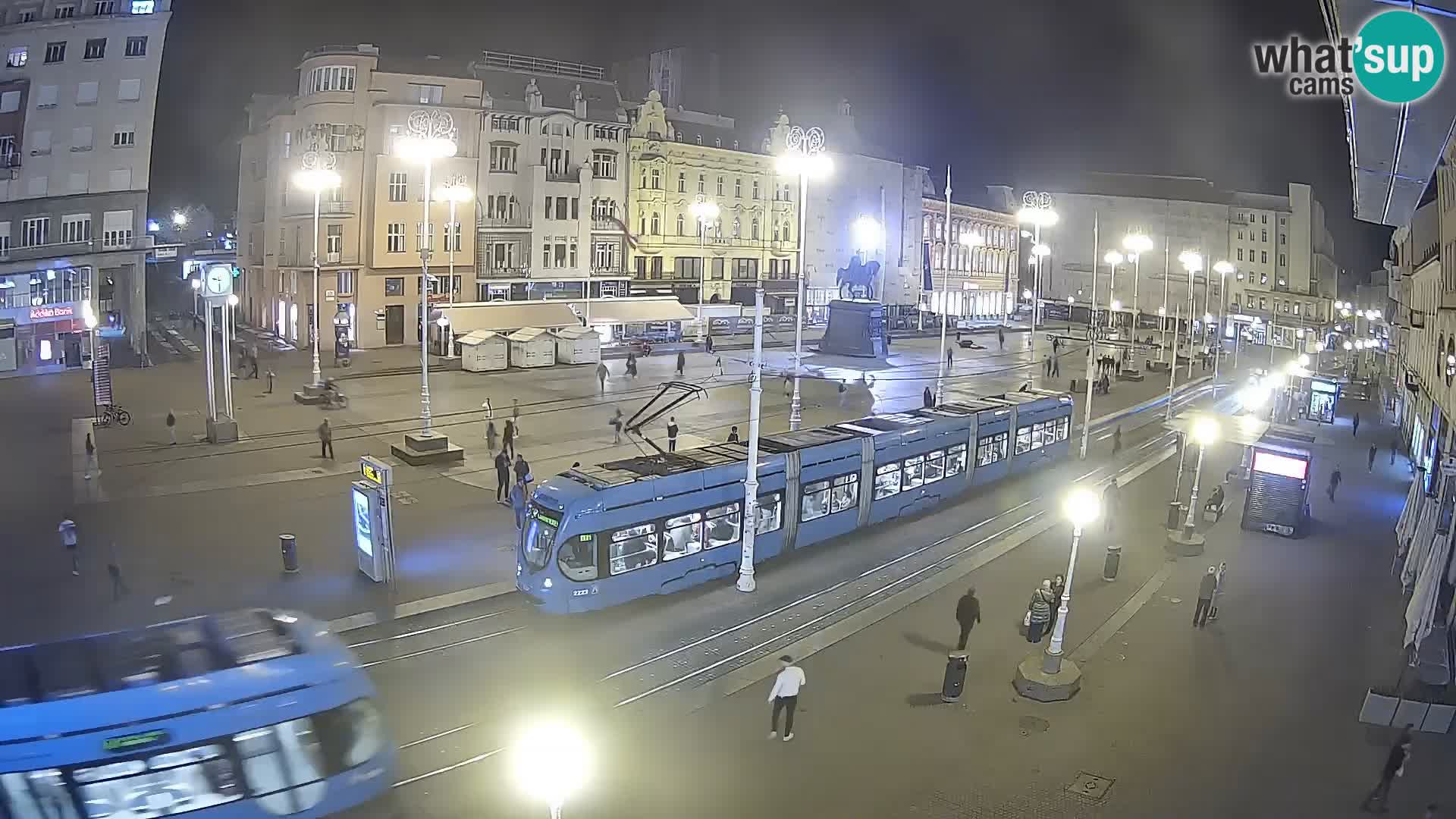 Webcam Zagreb Bana Jelačića square | Croatia